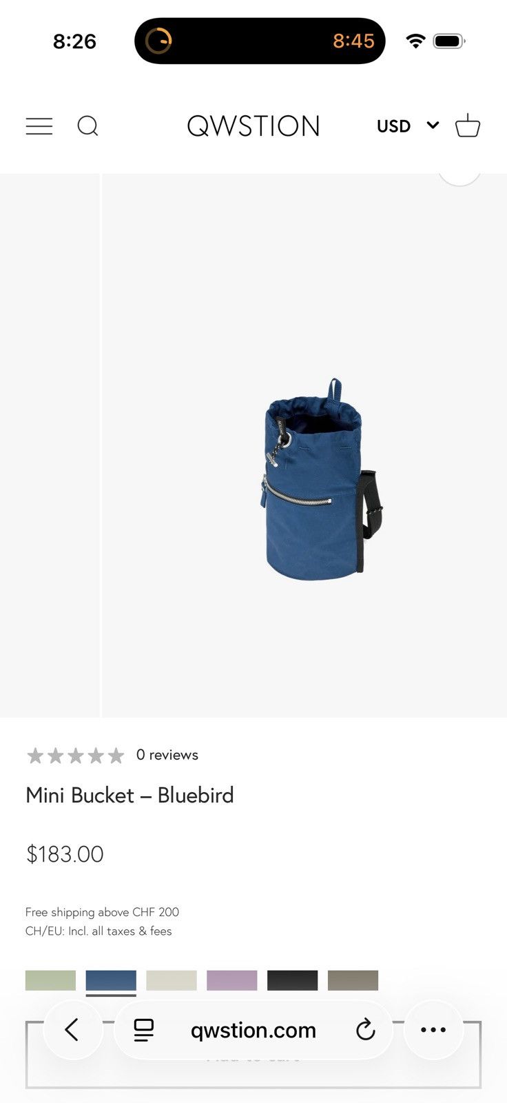 QWSTION Side satchel bag mini bucket Size ONE SIZE - 11 Thumbnail