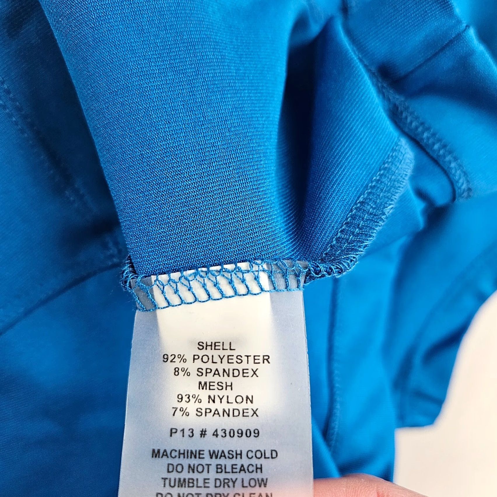 Vintage Title Nine Womens Full Zip Top XS Solid Blue Short Sleeve Size XS Zip Full Zip Activewear Casual Womens Size XS / US 0-2 / IT 36-38 - 6 Thumbnail