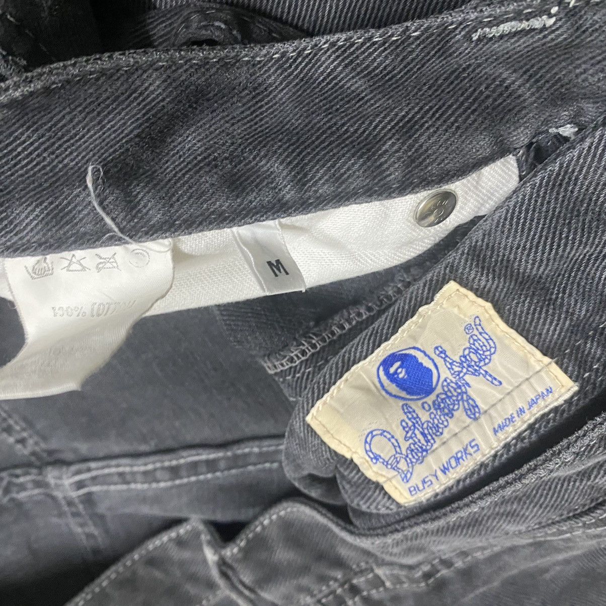 Bape Vintage Bape Denim Selvedge Jeans Head Logo Size US 30 / EU 46 - 18 Thumbnail