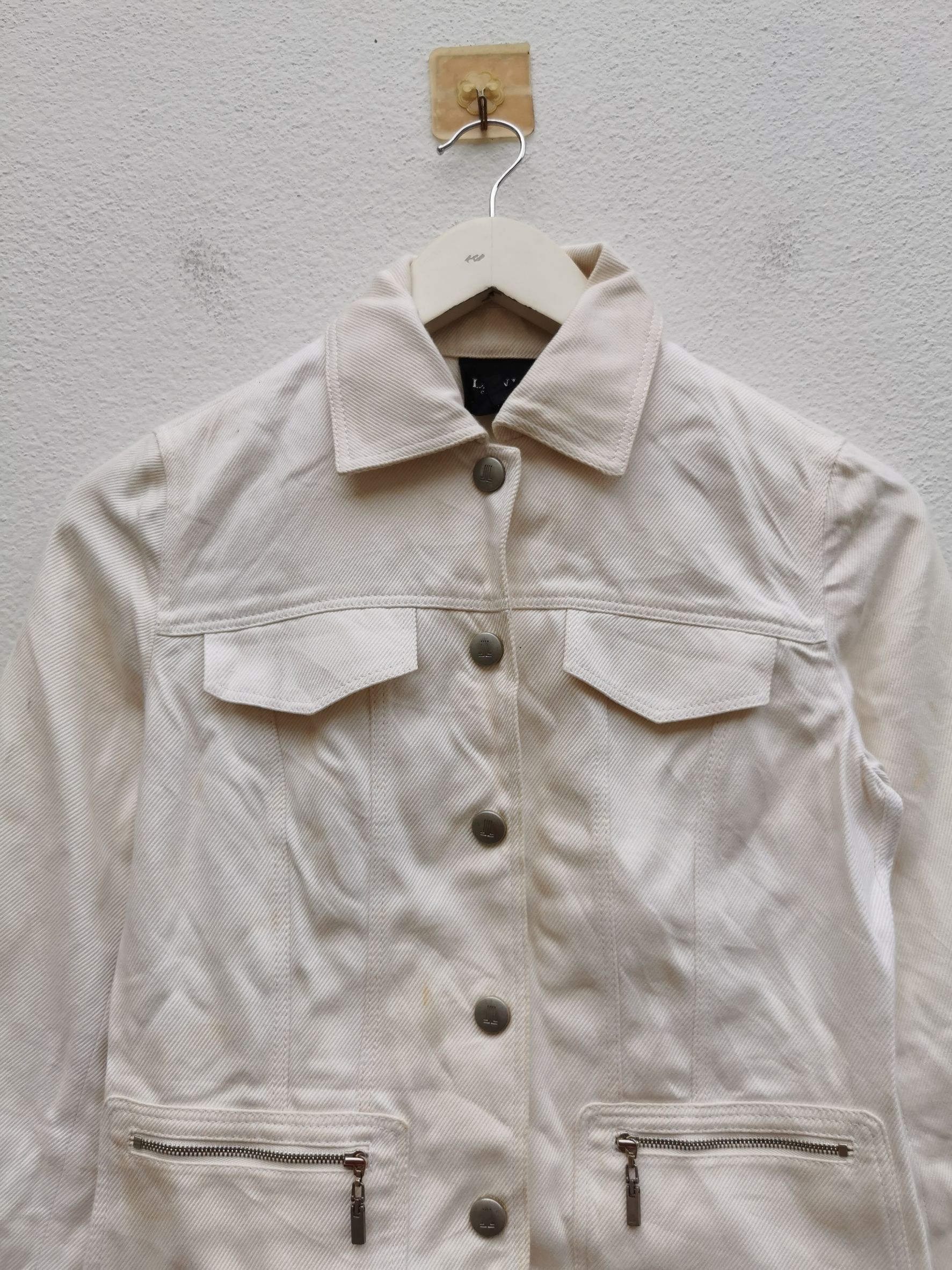 Lanvin 🔴Lanvin white denim jacket🔴 Size XS / US 0-2 / IT 36-38 - 3 Thumbnail