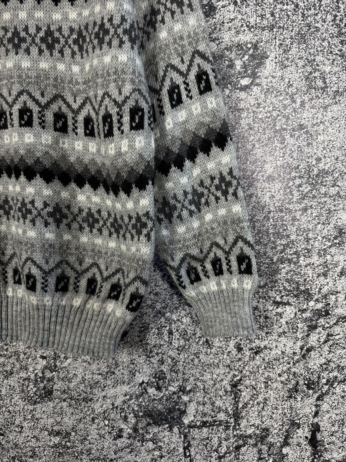 Other Alpaca Fina Sweater Fair Isle Pattern Wool Soft Knit Size S Size S / US 4 / IT 40 - 12 Thumbnail