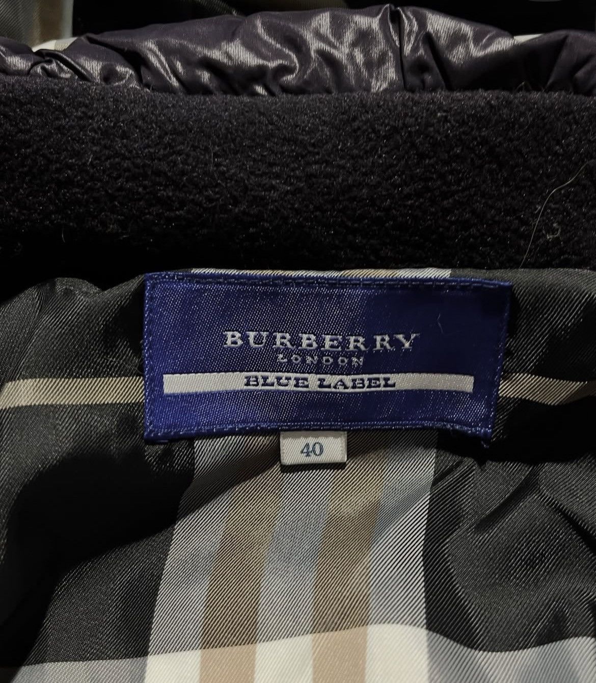 Burberry BURBERRY BLUE LABEL 2000 REAL FUR NOVA CHECK PURPLE PUFFER Size M / US 6-8 / IT 42-44 - 8 Thumbnail