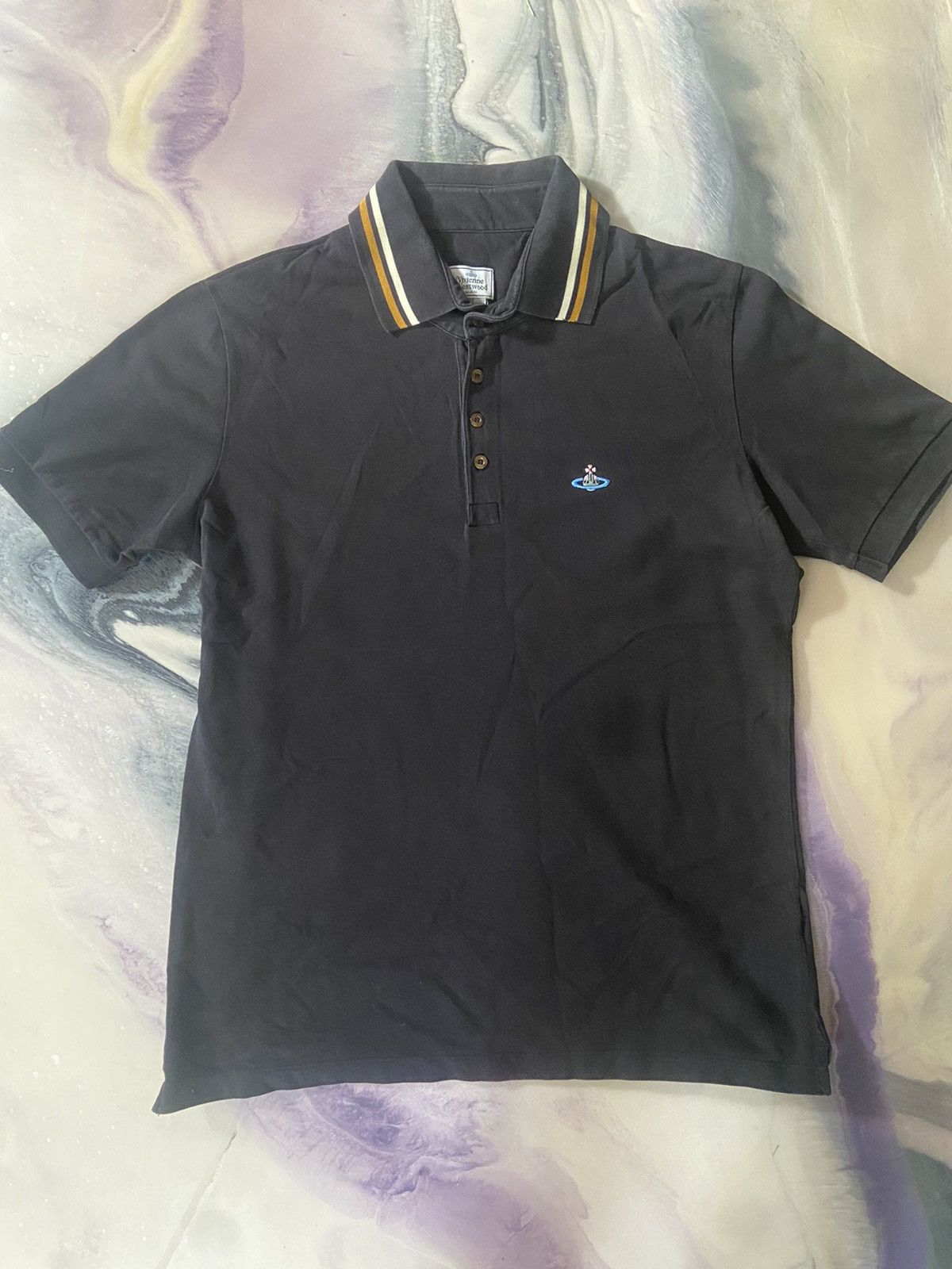 Vivienne Westwood Vivienne Westwood Embroidered Logo Polo Size US XL / EU 56 / 4 - 1 Thumbnail
