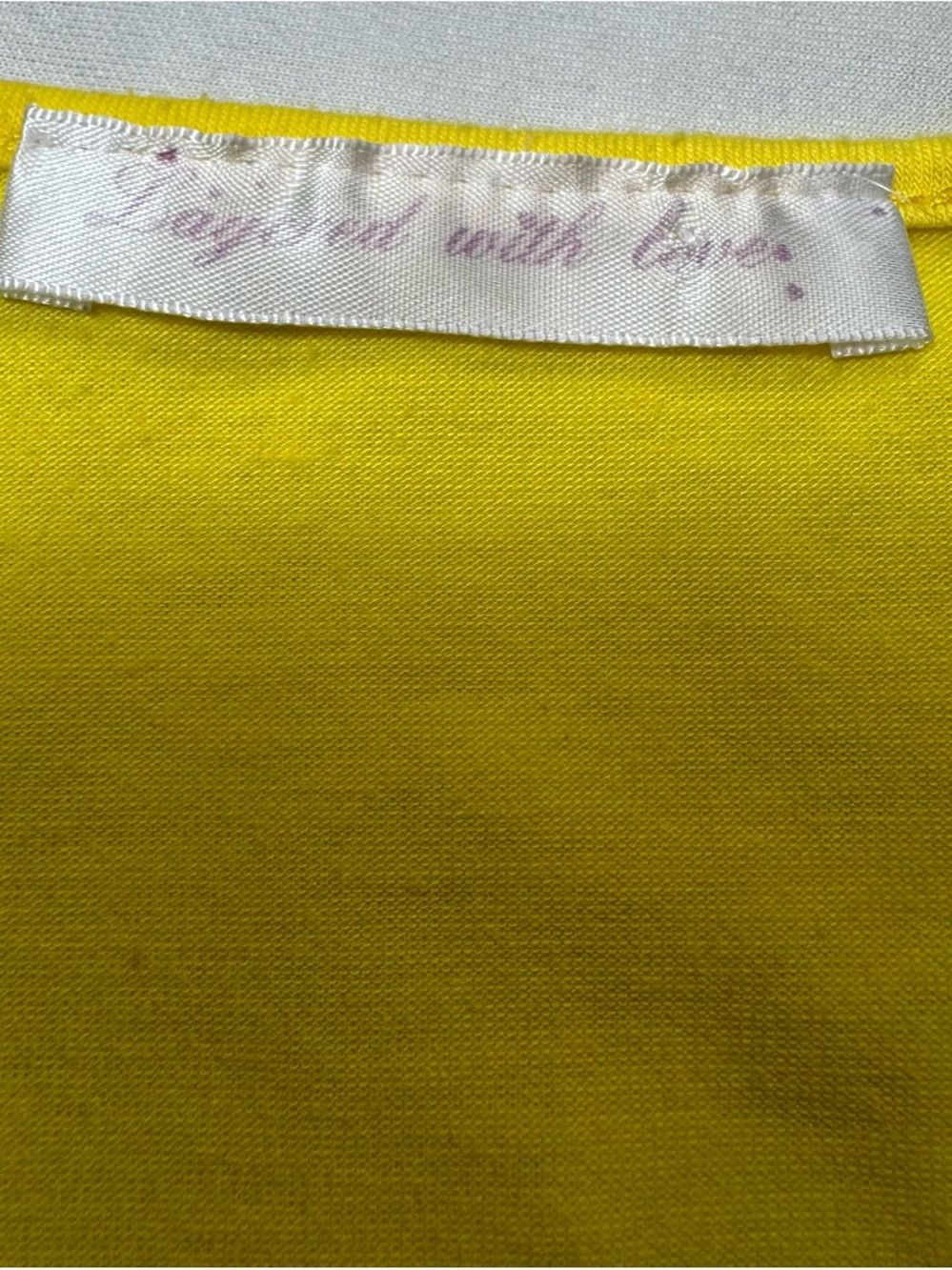 Other Layered With Love Yellow Embellished Scoop-Neck Top Size S Size S / US 4 / IT 40 - 6 Thumbnail