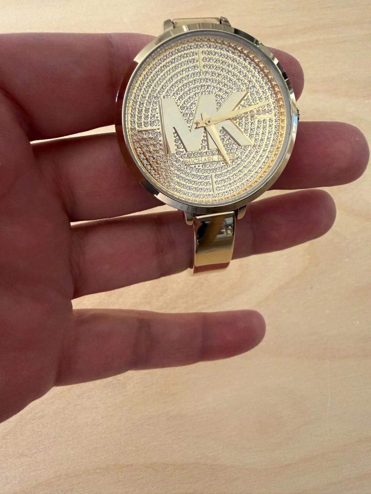 Michael Kors Michael Kors Pave Gold Stainless Crystal Logo Women’s Watch Size ONE SIZE - 4 Thumbnail