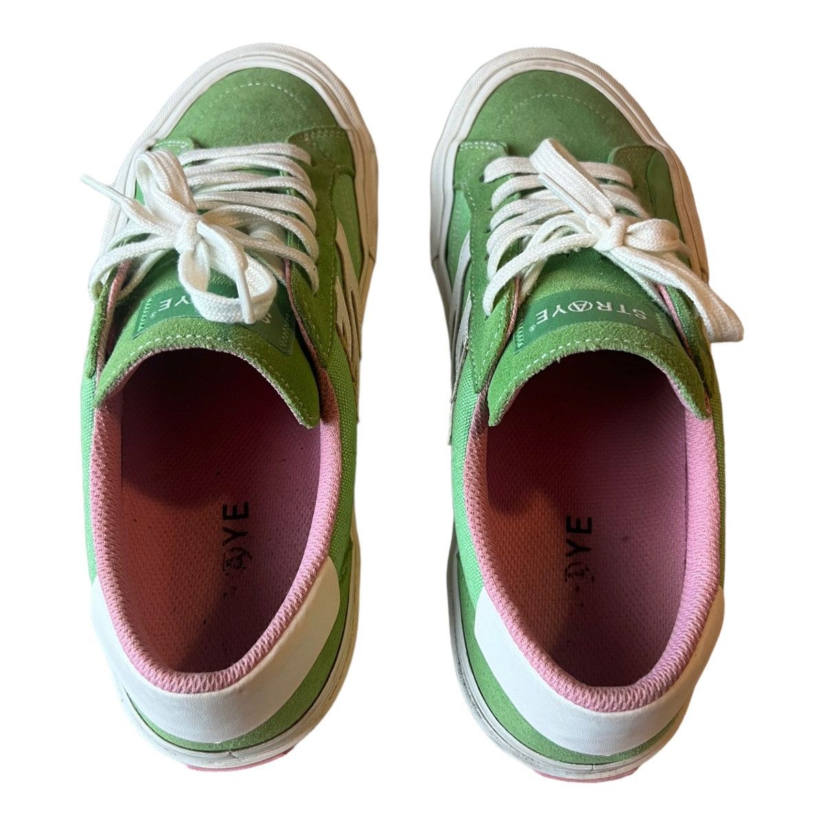 Hypebeast × STRAYE LOGAN Straye Sneakers ORIGINAL LIME GREEN FLAME Men's Size 9 Size US 9 / EU 42 - 7 Thumbnail
