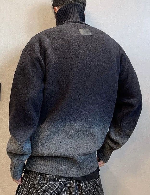 Japanese Brand × Vintage Outdoor retro gradient effect turtleneck sweater knitwear Size US XL / EU 56 / 4 - 5 Thumbnail