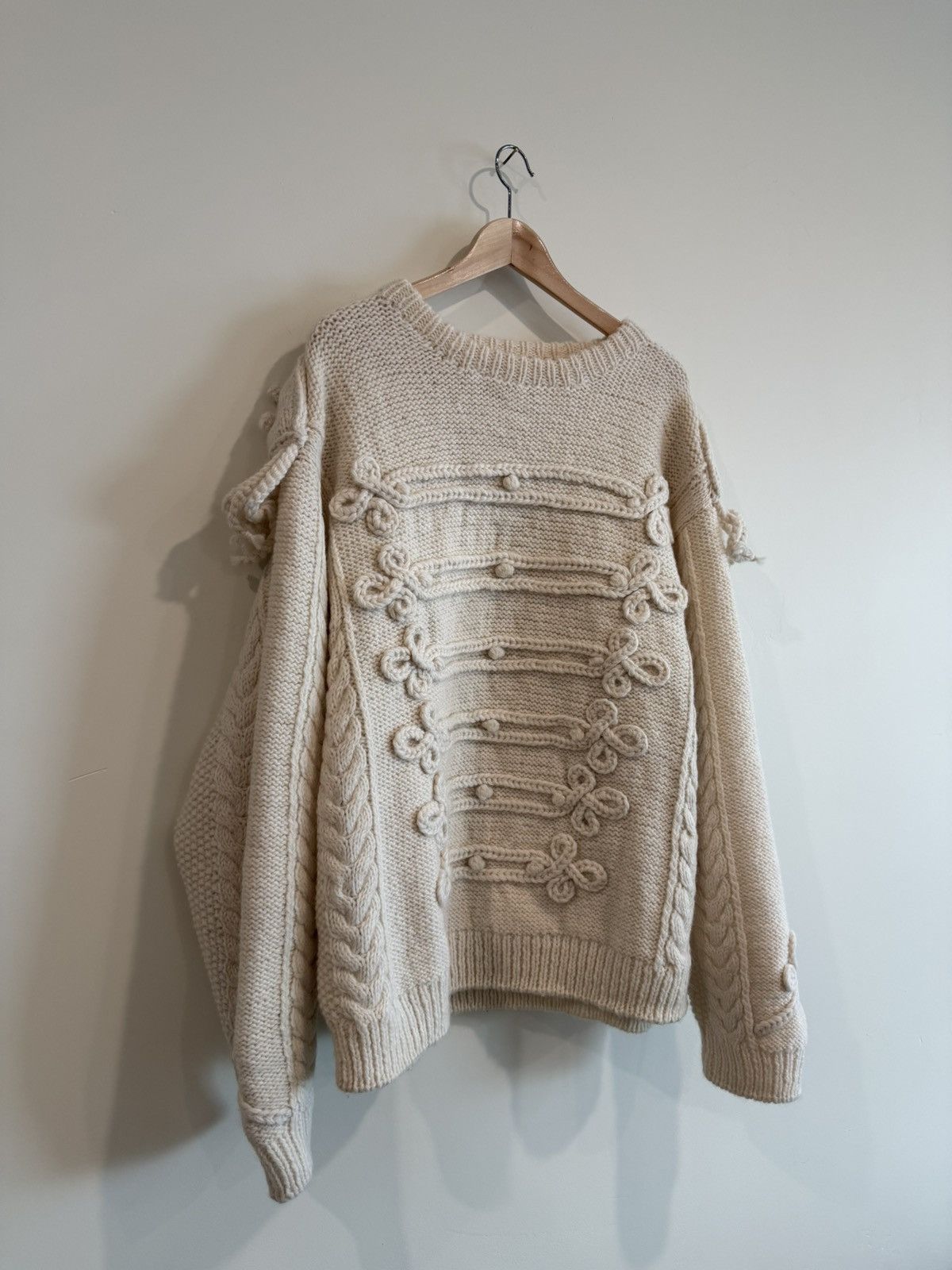 Kapital Kapital wool hand knit Napoleon sweater Size US XL / EU 56 / 4 - 2 Thumbnail