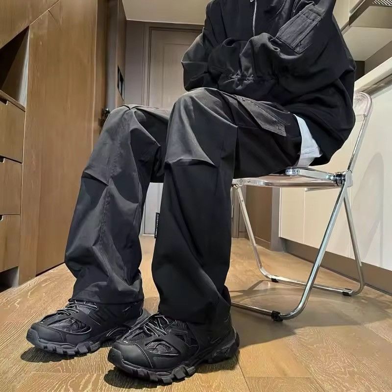 Japanese Brand Black Tactical Cargo Pants - Men’s Streetwear Fashion Size US 31 - 2 Thumbnail