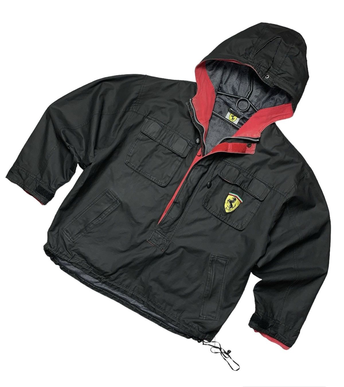 Vintage Ferrari anorak racing Jacket size L