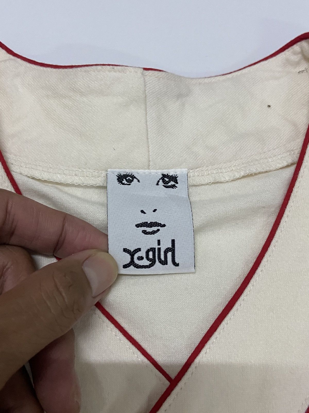 X-Girl X GIRL BAGGY BASEBALL SHIRT Size ONE SIZE - 14 Thumbnail