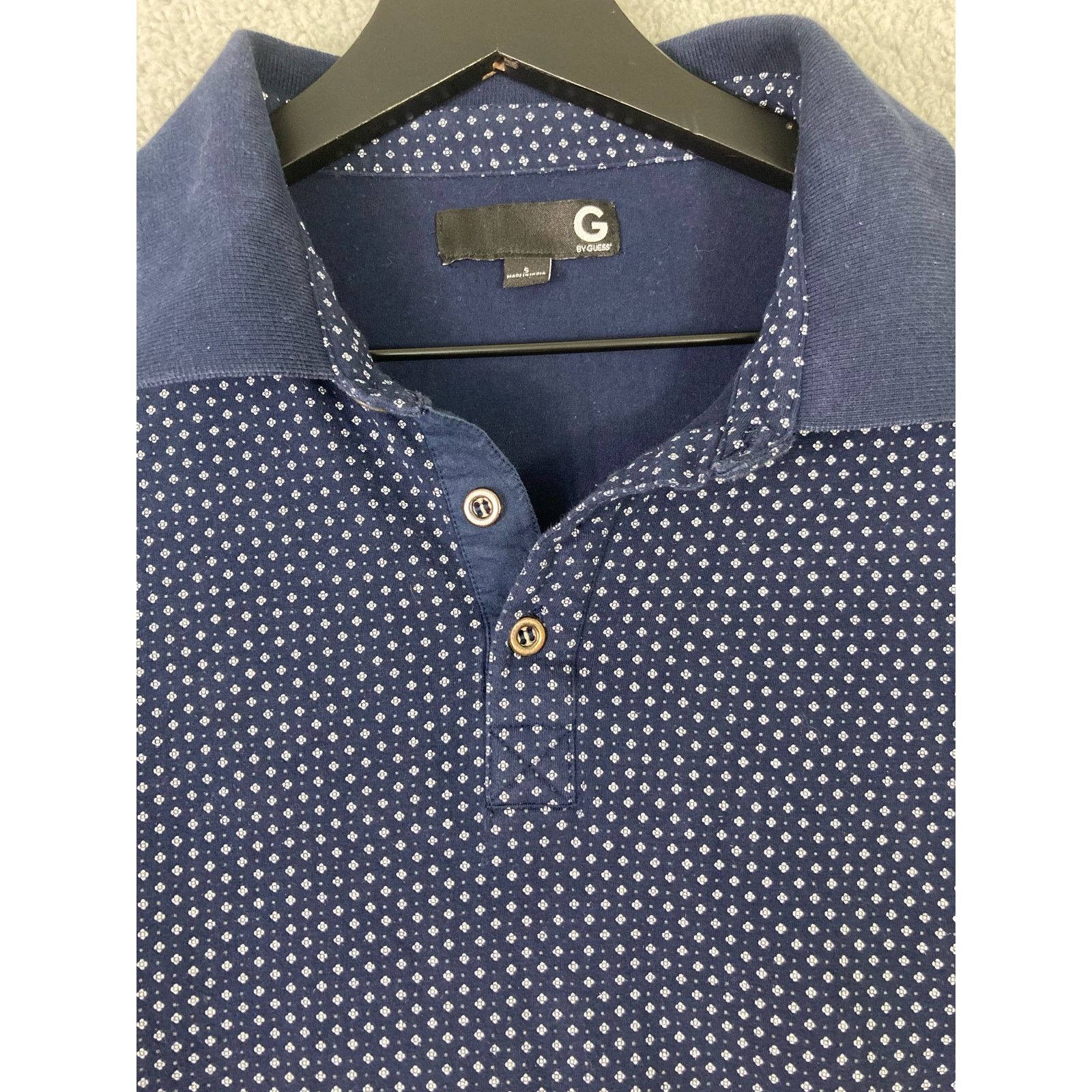 Guess Guess Polo Shirt Men's Navy Blue Size Small Classic Casual Size US S / EU 44-46 / 1 - 6 Thumbnail