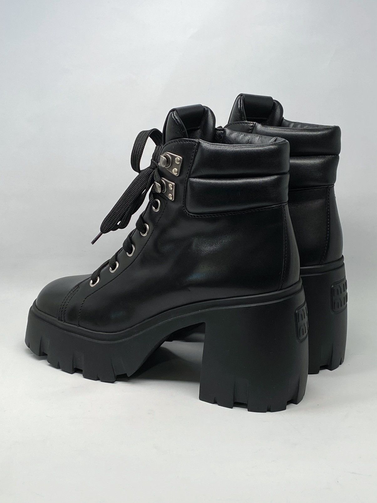 Miu Miu Miu Miu Block Heel Platform Combat Boots size 41 Size US 11 / IT 41 - 14 Thumbnail