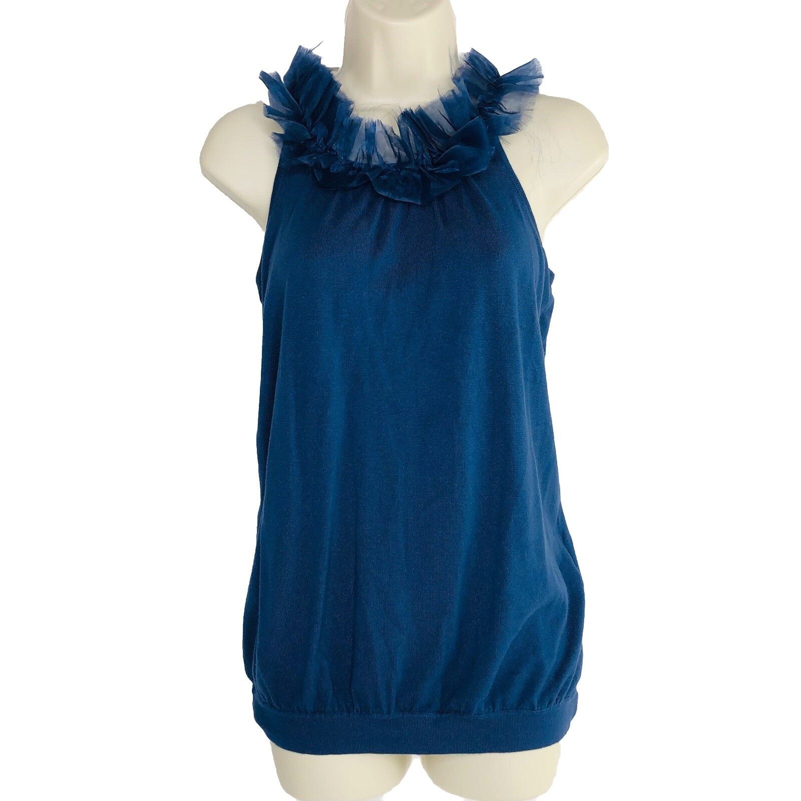 Other Conture Y2K Womens Halter Top Blouse Shirt XS Teal Blue Size XS / US 0-2 / IT 36-38 - 1 Thumbnail