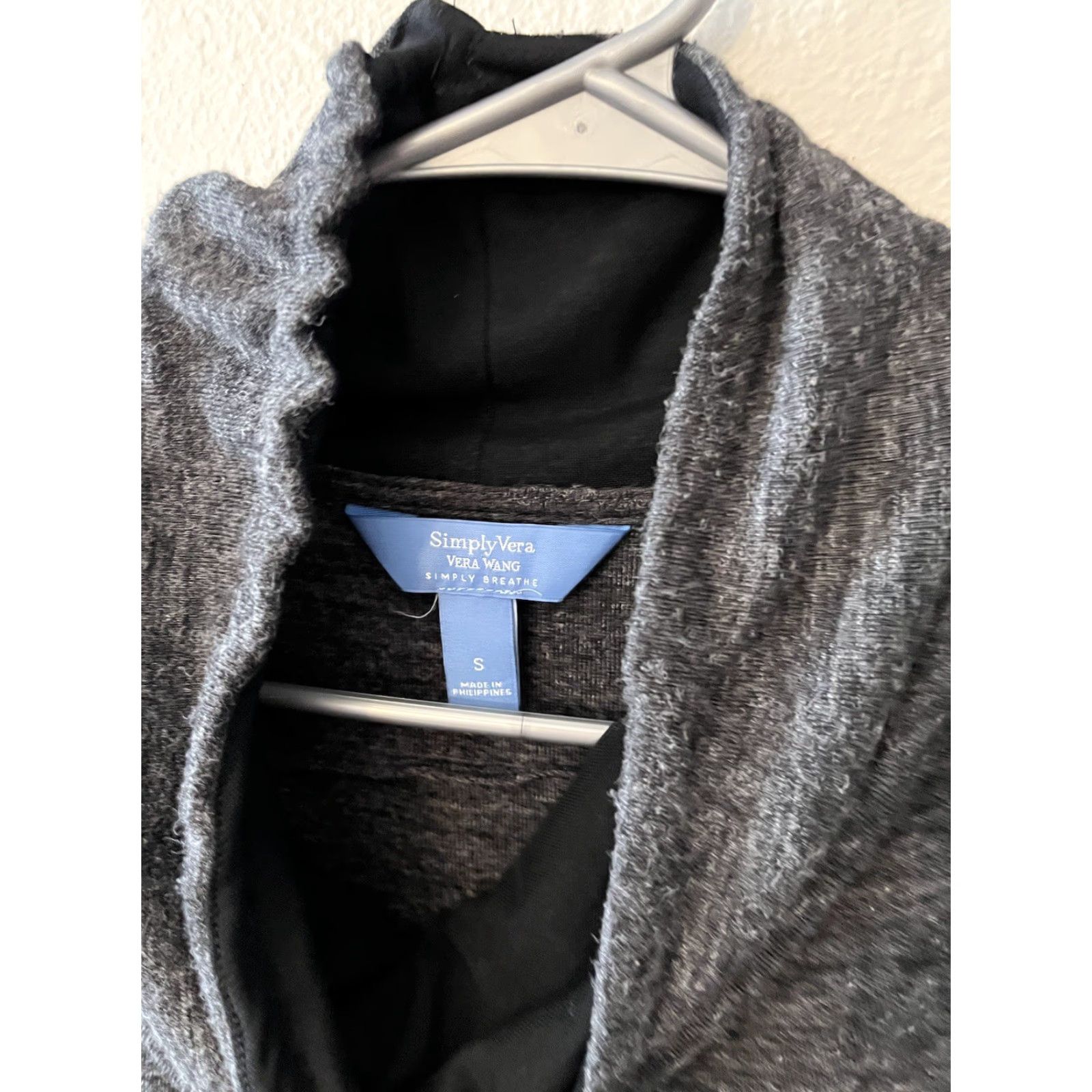 Vintage Simply Vera Wang Dress Women Small Casual Soft Cozy Comfort Lavender Long Sleeve Size S / US 4 / IT 40 - 3 Thumbnail