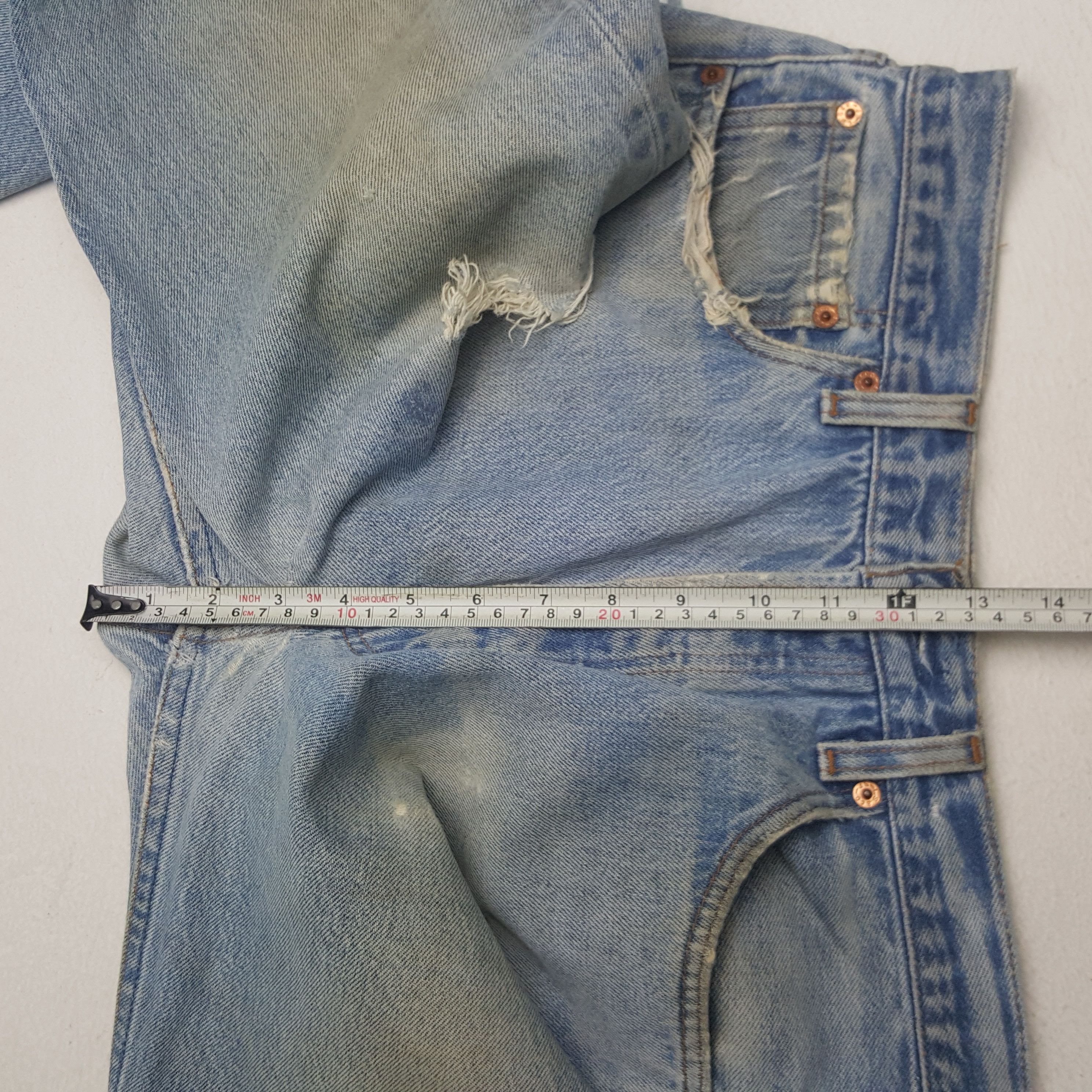 Levi's × Vintage Vintage Levi's USA Distressed Style Denim Jeans Size US 31 - 8 Thumbnail