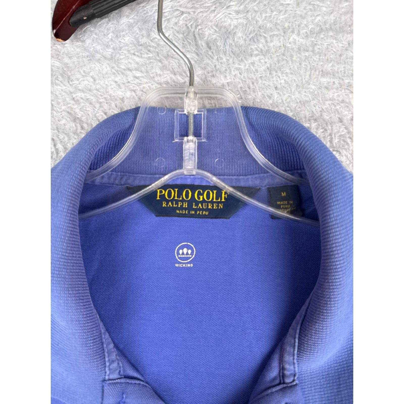 Ralph Lauren Ralph Lauren Polo Golf Polo Shirt Men Medium Blue 100% Cotton Jersey Size US M / EU 48-50 / 2 - 6 Thumbnail