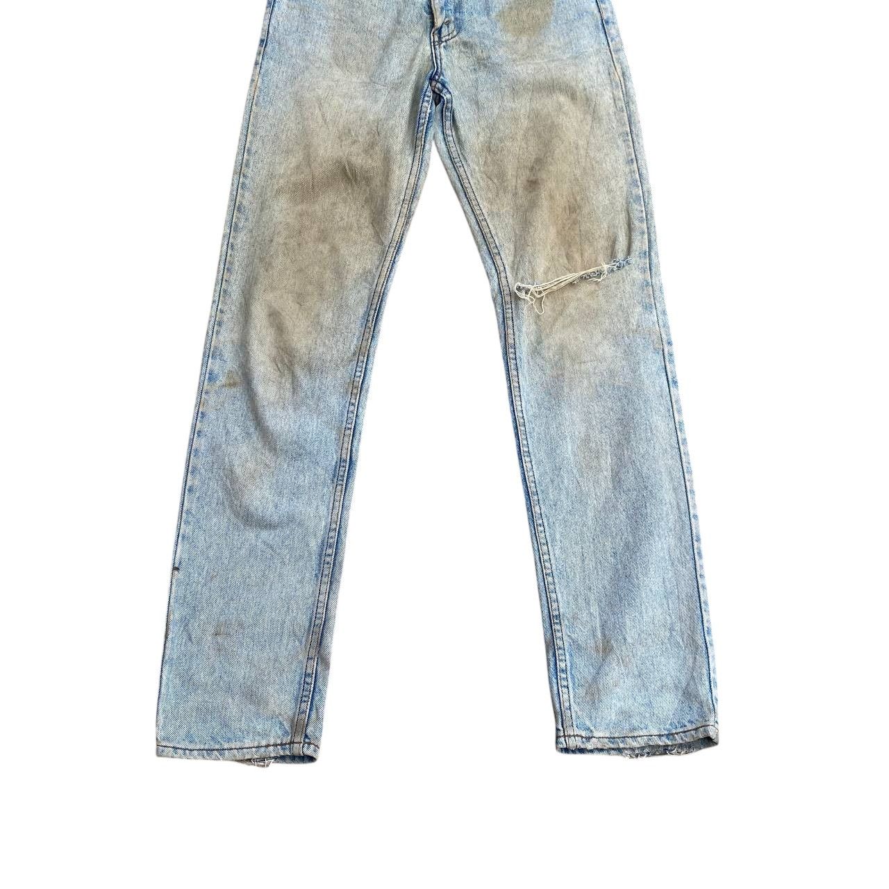Levi's × Vintage SUPER CRAZY DIRTY VINTAGE LEVIS 1989 DENIM LOT 606 BJ07-10 Size US 28 / EU 44 - 5 Thumbnail