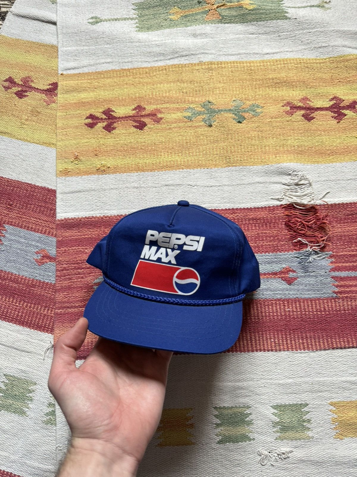 Vintage Vintage 90’s Yupoong Pepsi Blue y2k Hat Size ONE SIZE - 3 Thumbnail
