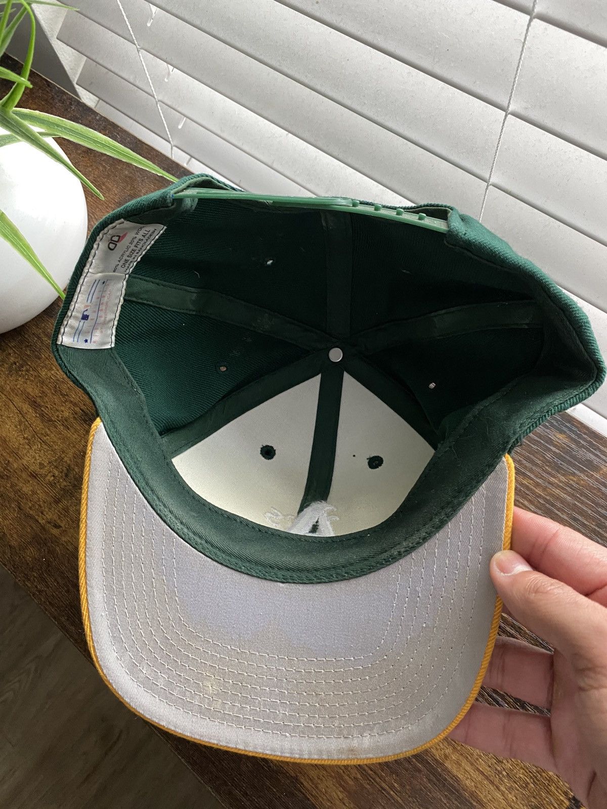 Vintage Vintage Oakland As Snapback Hat Size ONE SIZE - 5 Thumbnail