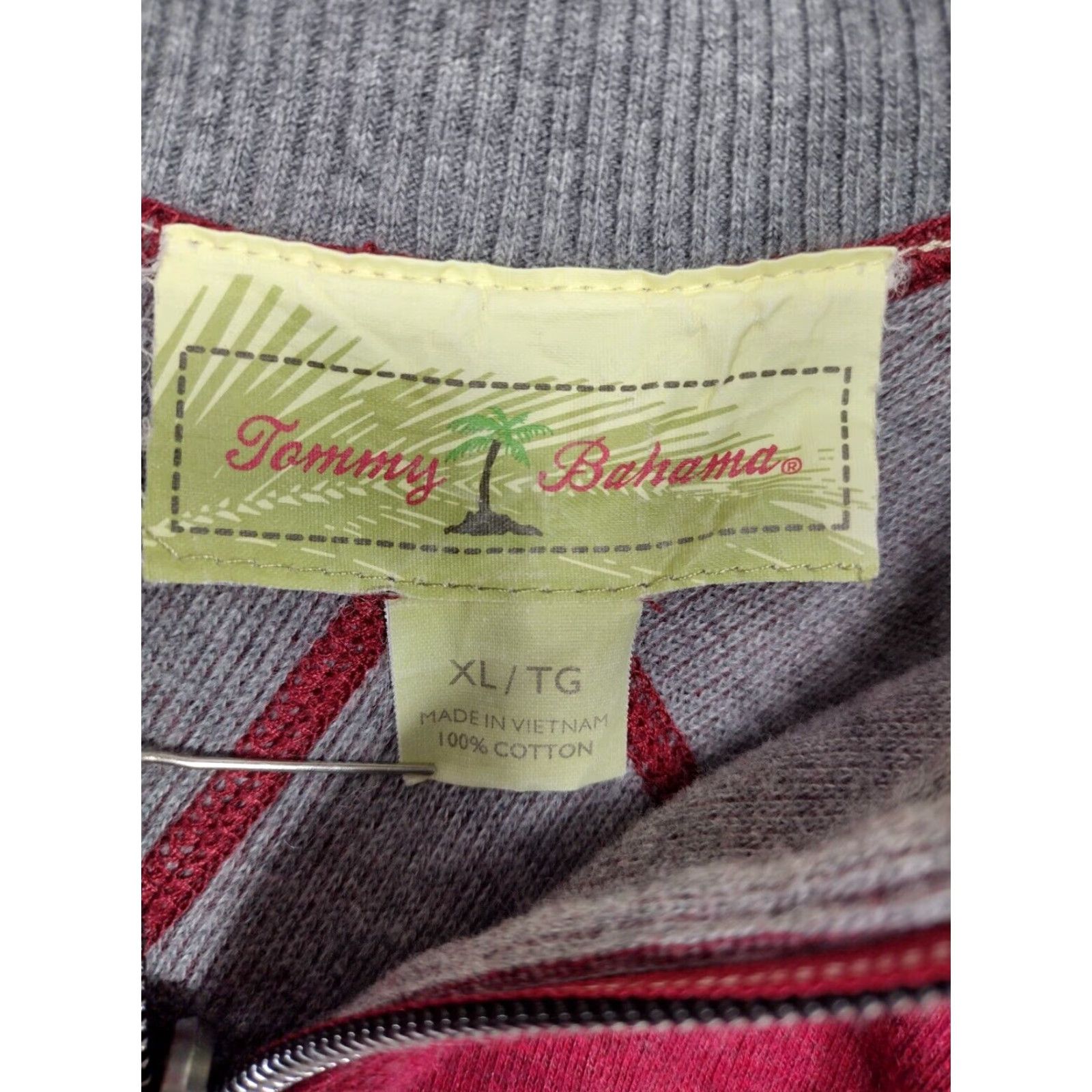 Tommy Bahama Tommy Bahama Sweater Men's XL Red 100% Cotton Pullover Knit Outdoor Preppy Mens Size US XL / EU 56 / 4 - 3 Thumbnail