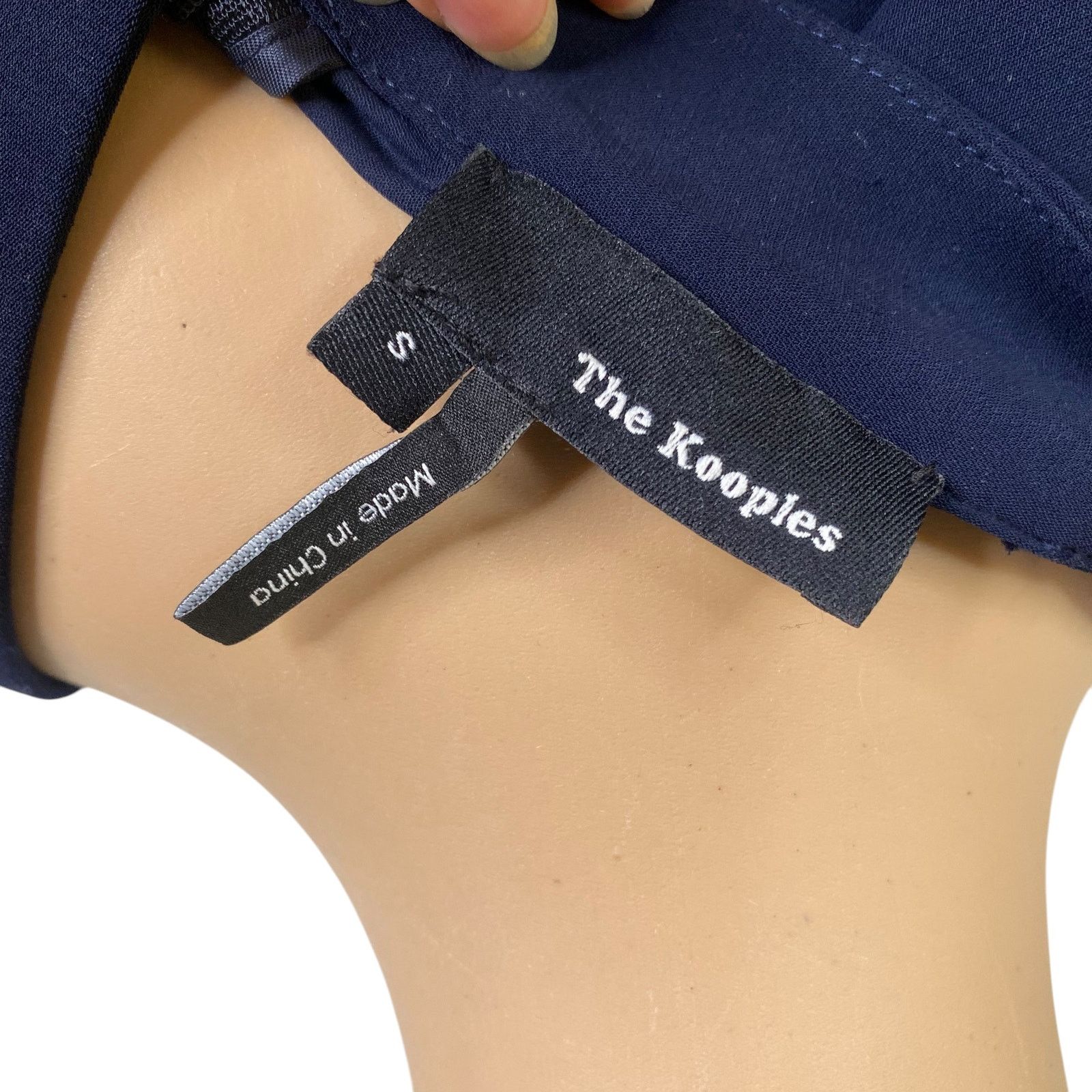 The Kooples The Kooples Navy Blue Cut Out Sheath Mini Dress SZ S Size S / US 4 / IT 40 - 7 Thumbnail