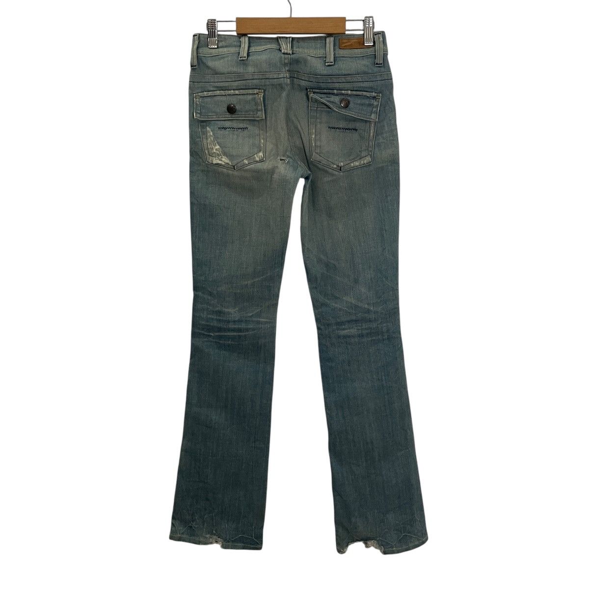 Japanese Brand Vintage Yanux Distressed Denim Size 29" - 7 Thumbnail