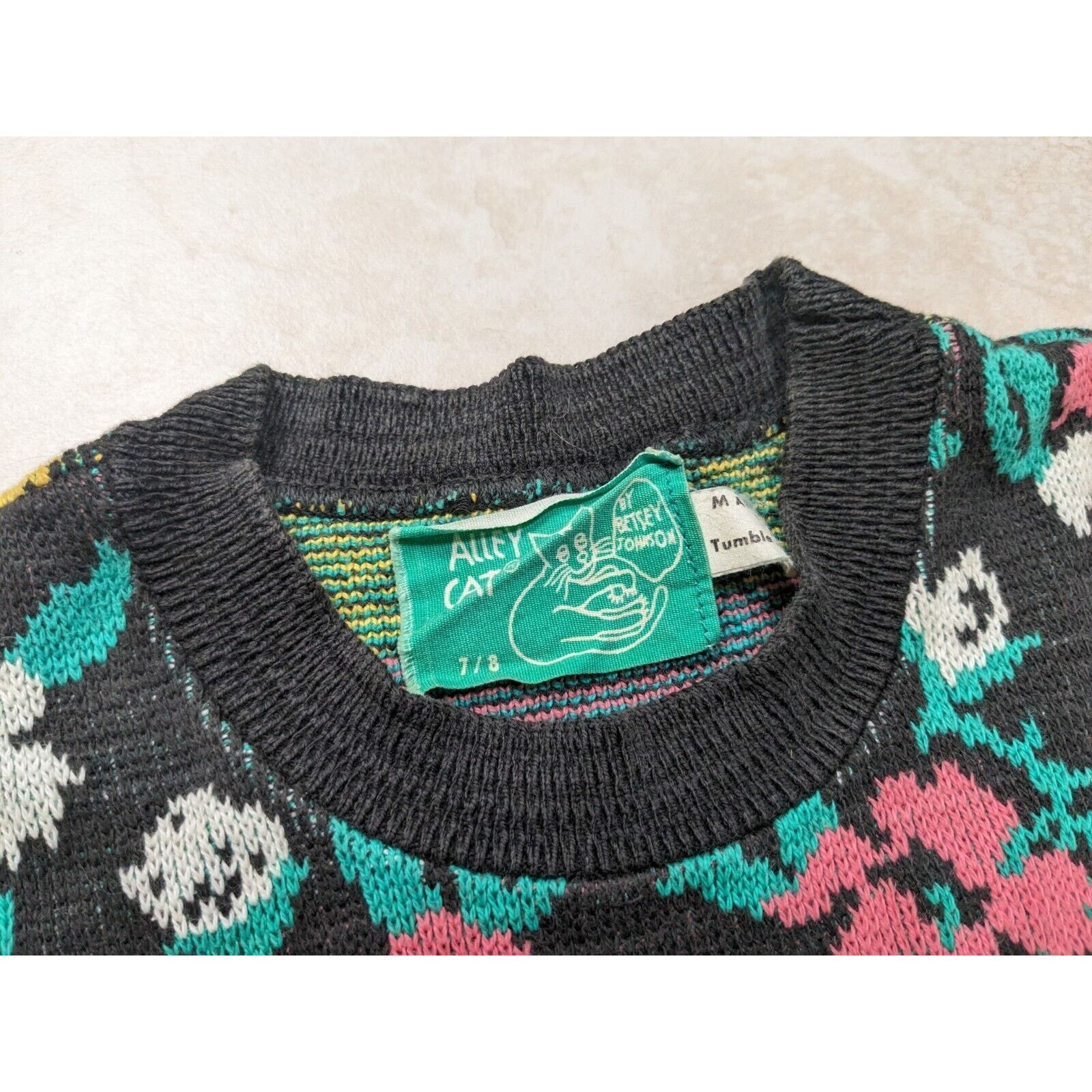 Betsey Johnson Betsey Johnson Alley Cat Sweater Dress Long Sleeve Floral Size M / US 6-8 / IT 42-44 - 2 Thumbnail