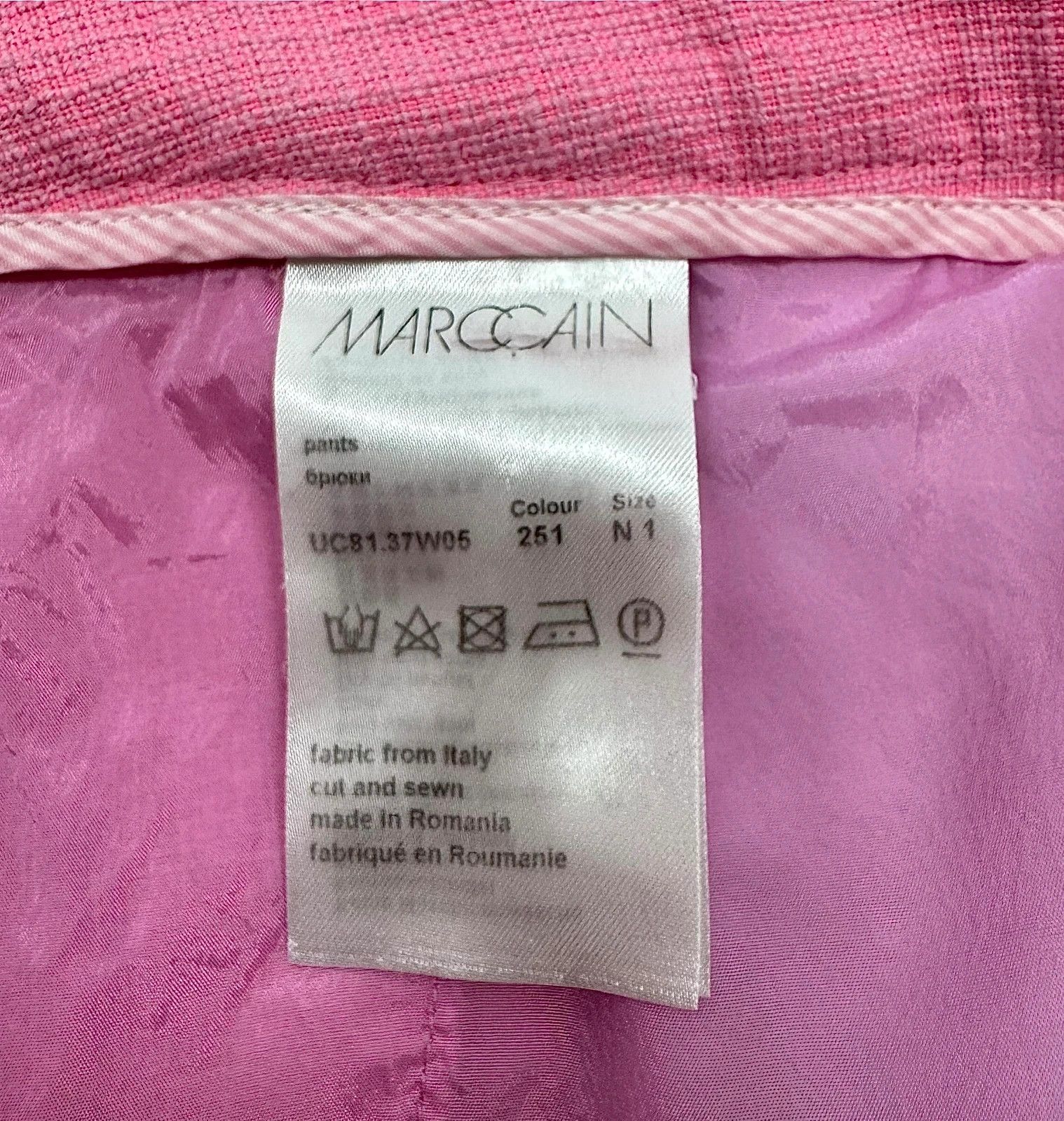 Other Marc Cain Cotton Pants Structured size 1 Size 27" / US 4 / IT 40 - 12 Thumbnail