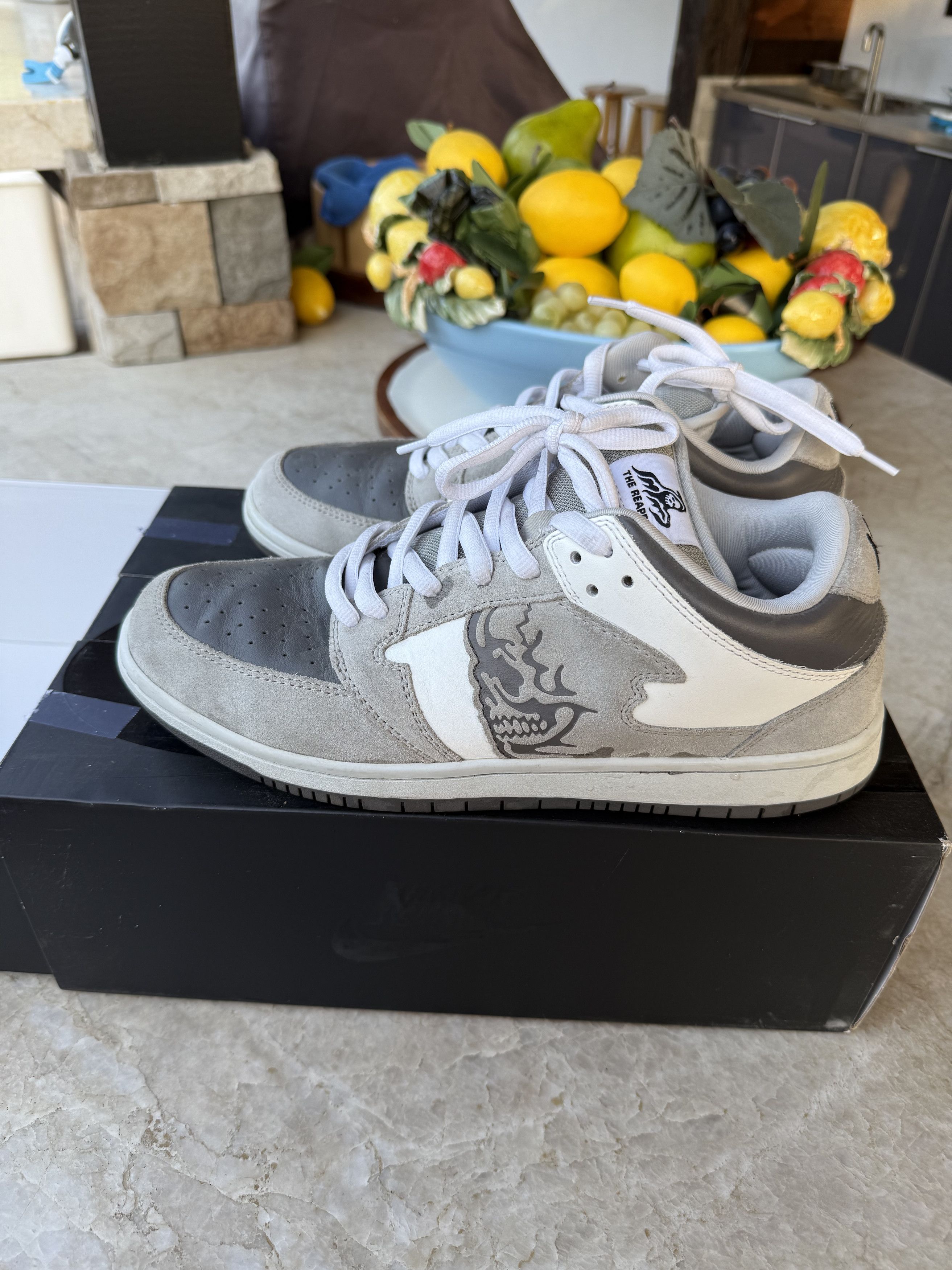 Warren Lotas Reaper Dunk Sneaker (Clean Slate)