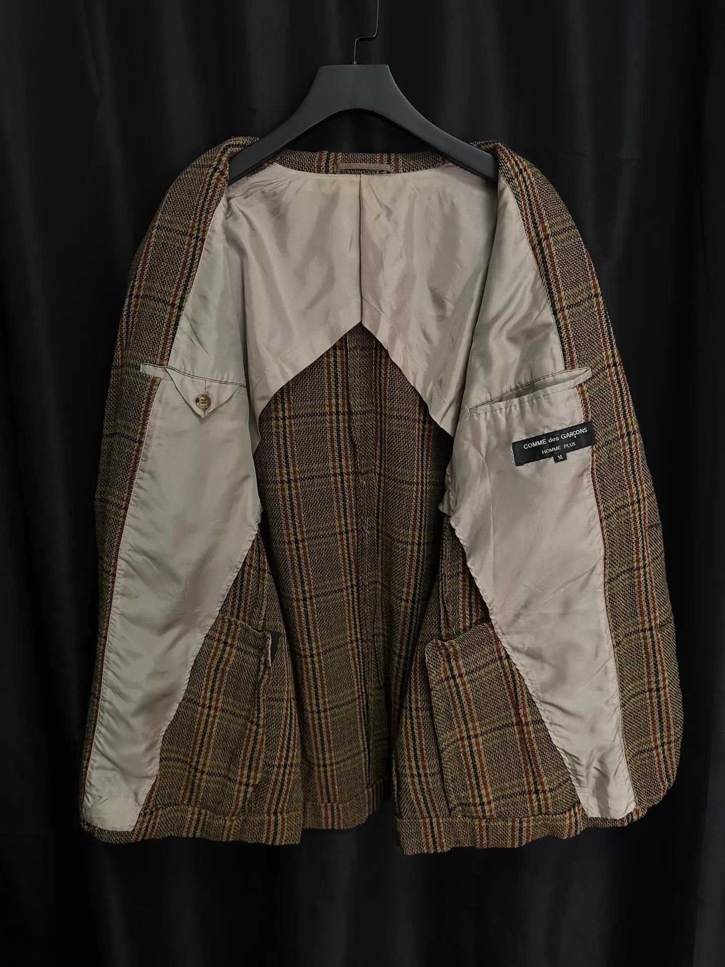Comme des Garcons COMME DES GARCONS 93SS Check Knit Runway Jacket Size US M / EU 48-50 / 2 - 4 Thumbnail