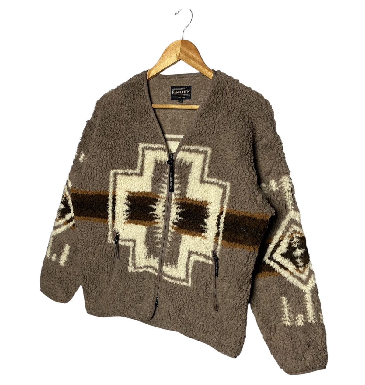 Pendleton Pendleton Woolend Clollab Beam Fleece Zipper Jacket Size US M / EU 48-50 / 2 - 2 Thumbnail