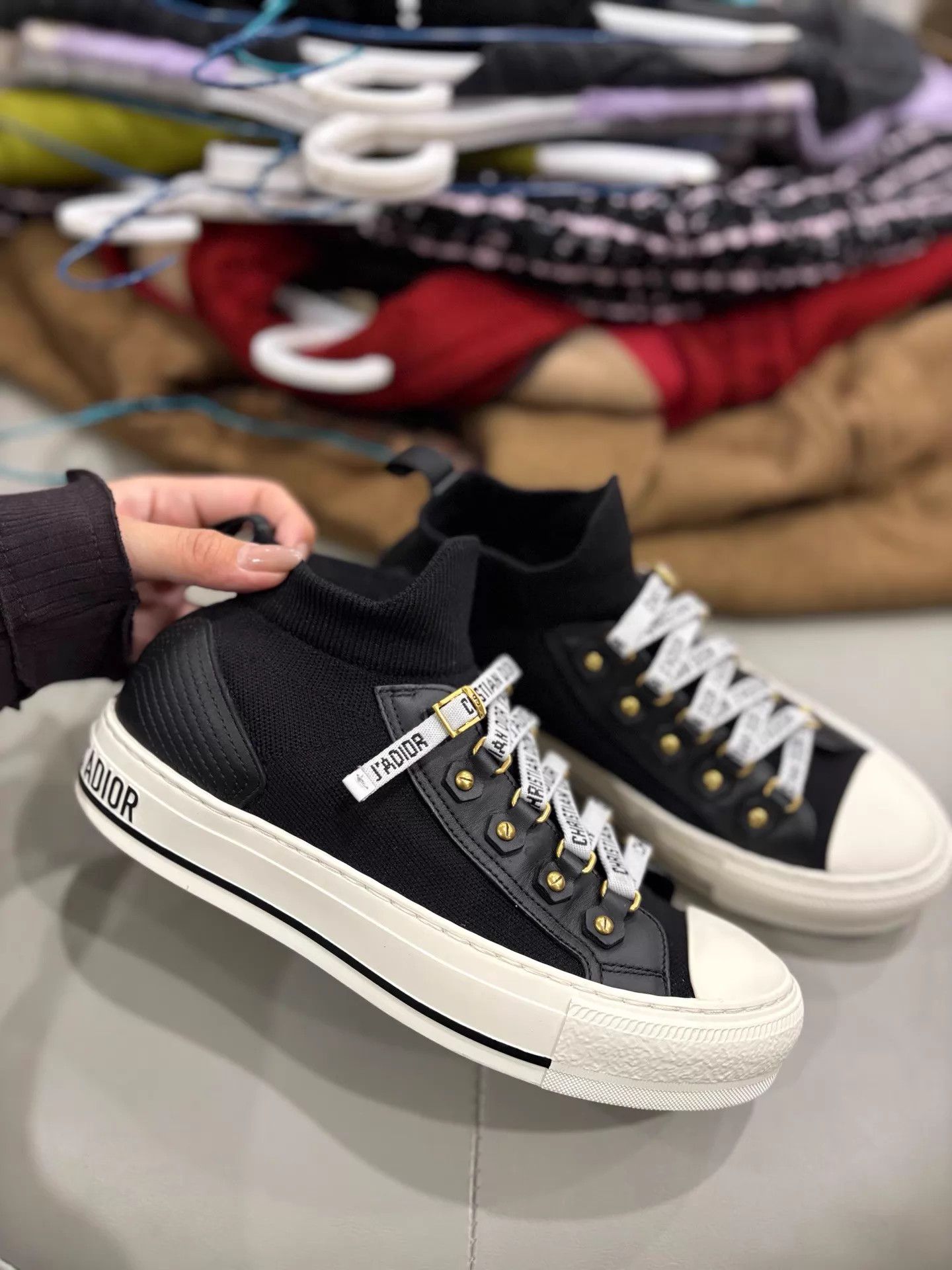 Dior Dior Full Logo Lace-Up Low-Top Sneaker 99 New 36 Size US 5.5 / IT 35.5 - 2 Thumbnail