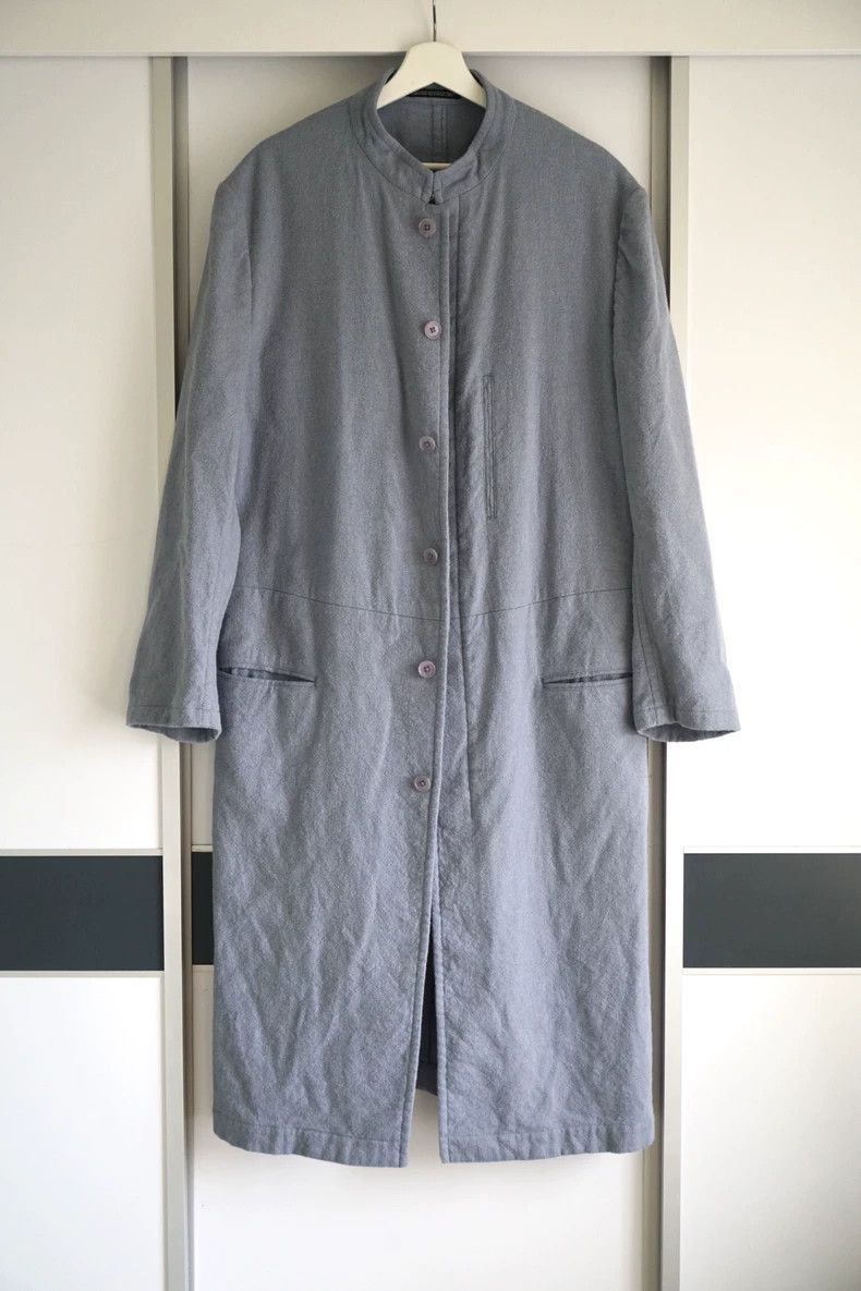 Yohji Yamamoto Yohji Yamamoto Blue Fish Tail Coat
