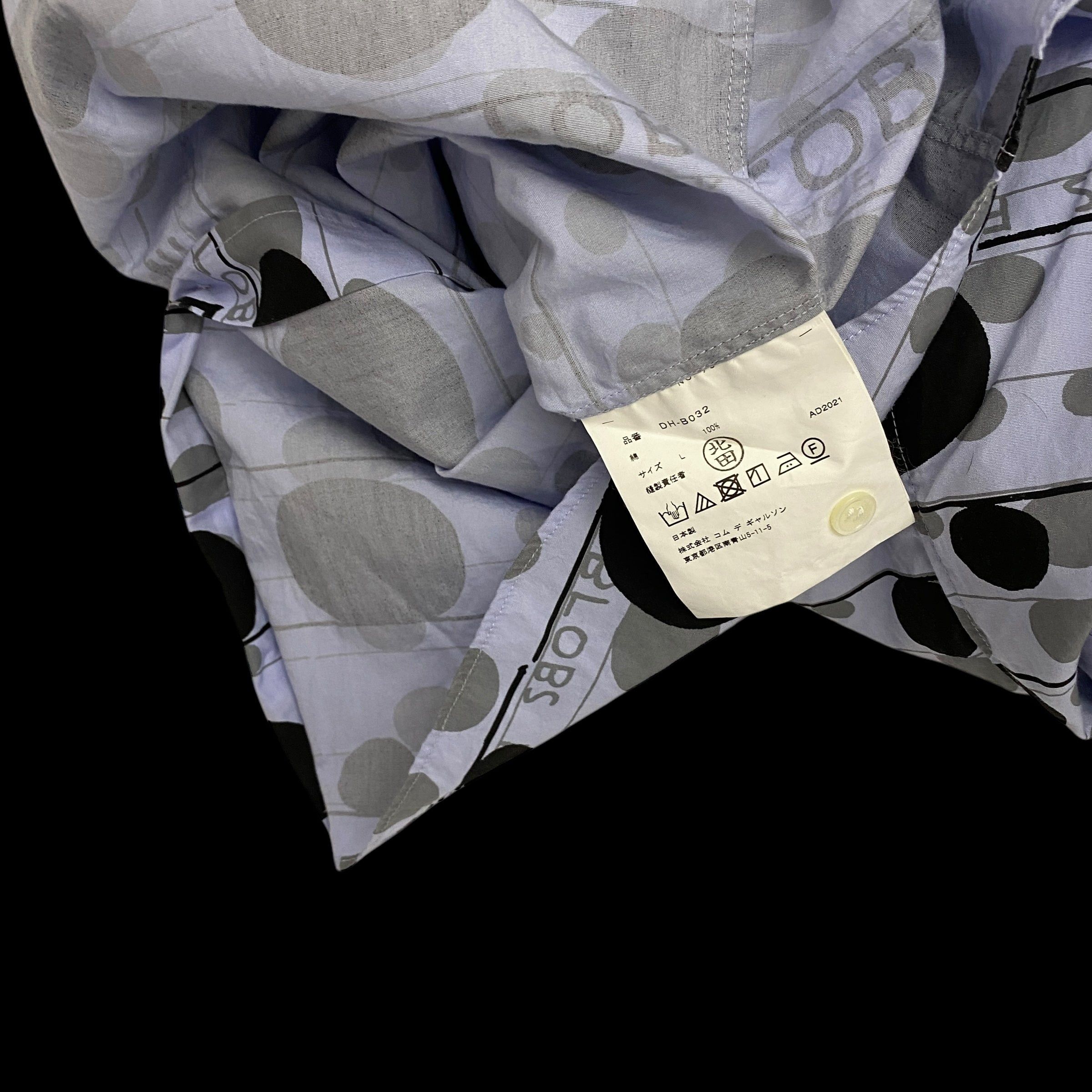 Comme des Garcons Homme Deux Comme des Garçons Homme Deux ‘Blobs For Peace’ Print Shirt Size US L / EU 52-54 / 3 - 6 Thumbnail