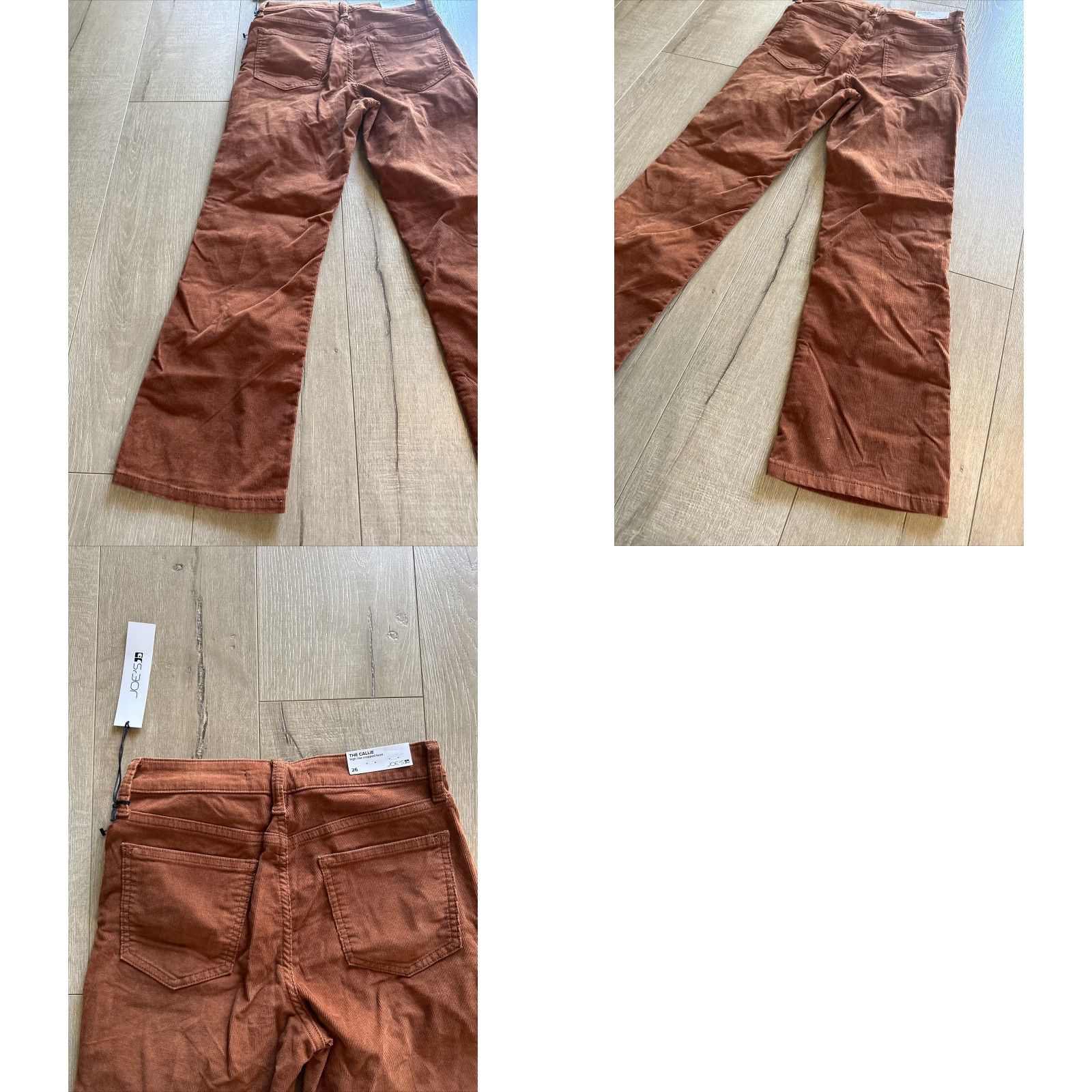 Vintage Joe's Jeans Callie High Rise Cropped Bootcut Jeans Size 26 Brown Orange Women's Size 26" / US 2 / IT 38 - 8 Thumbnail
