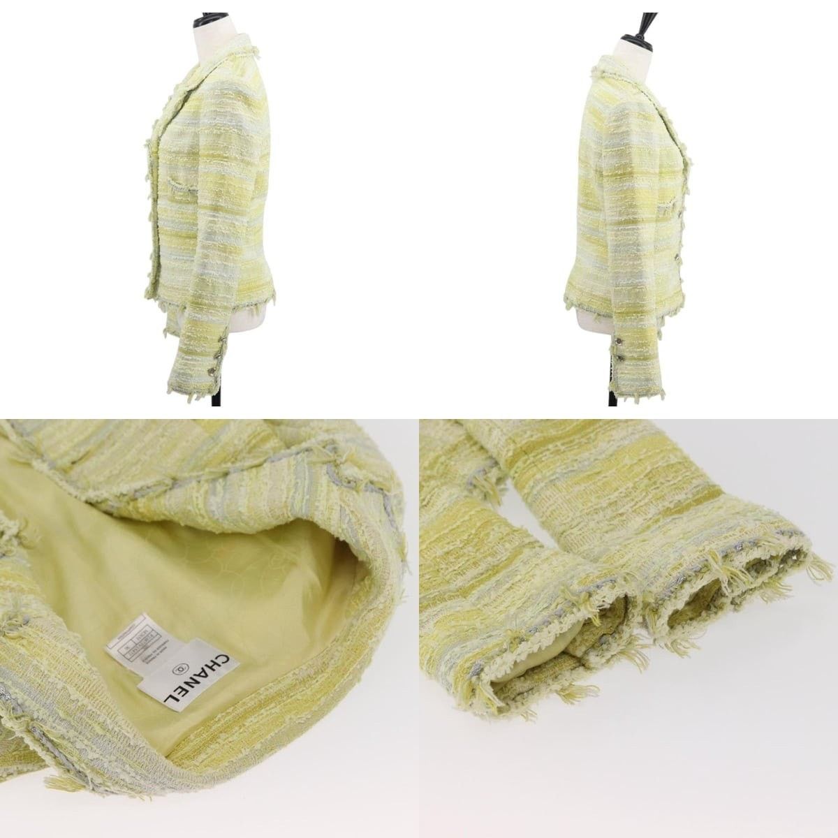 Chanel Chanel Tweed Jacket Size US XXS / EU 40 - 3 Thumbnail