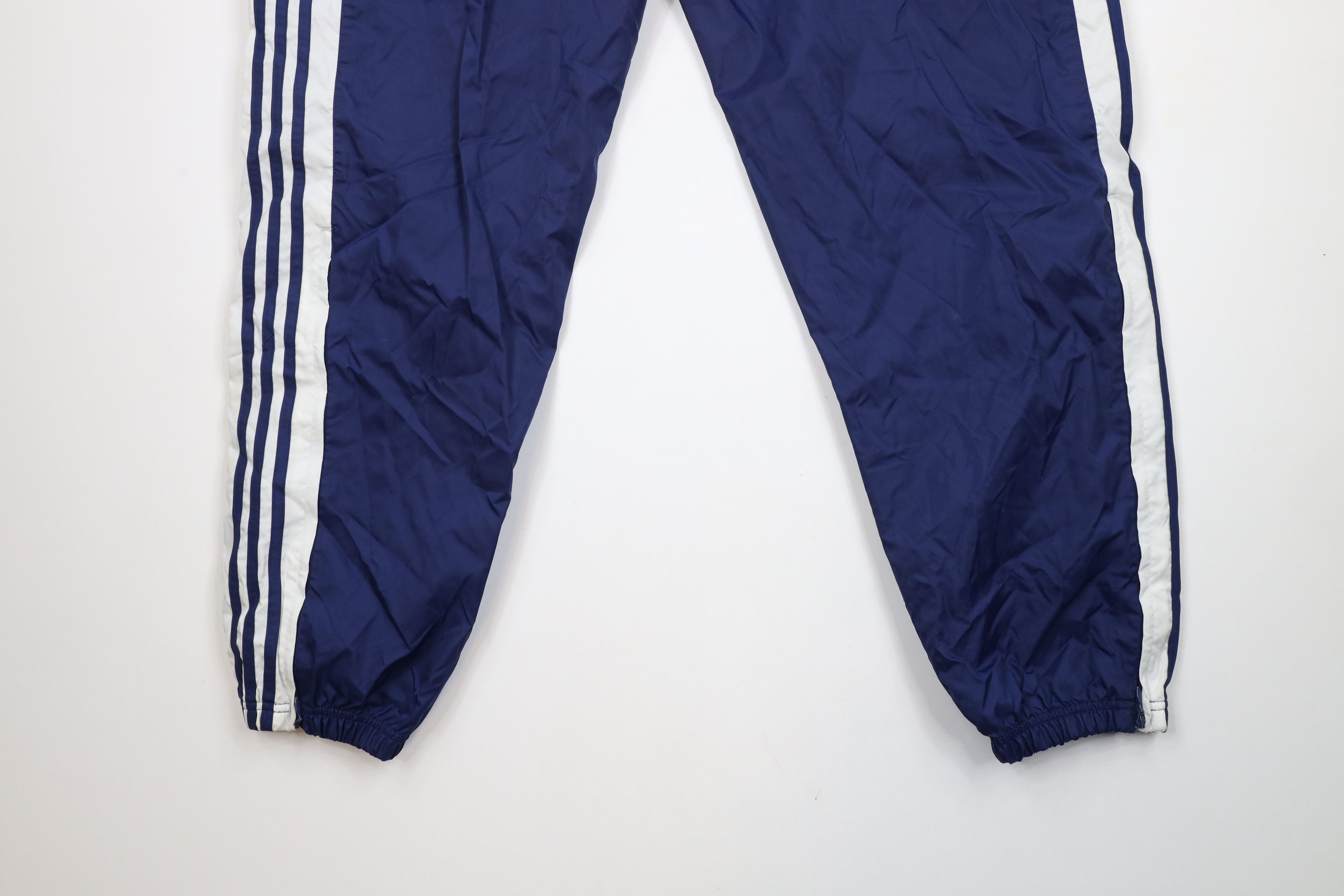 Adidas × Vintage Vintage 90s Adidas Spell Striped Lined Joggers Pants Blue Size US 40 / EU 56 - 14 Thumbnail