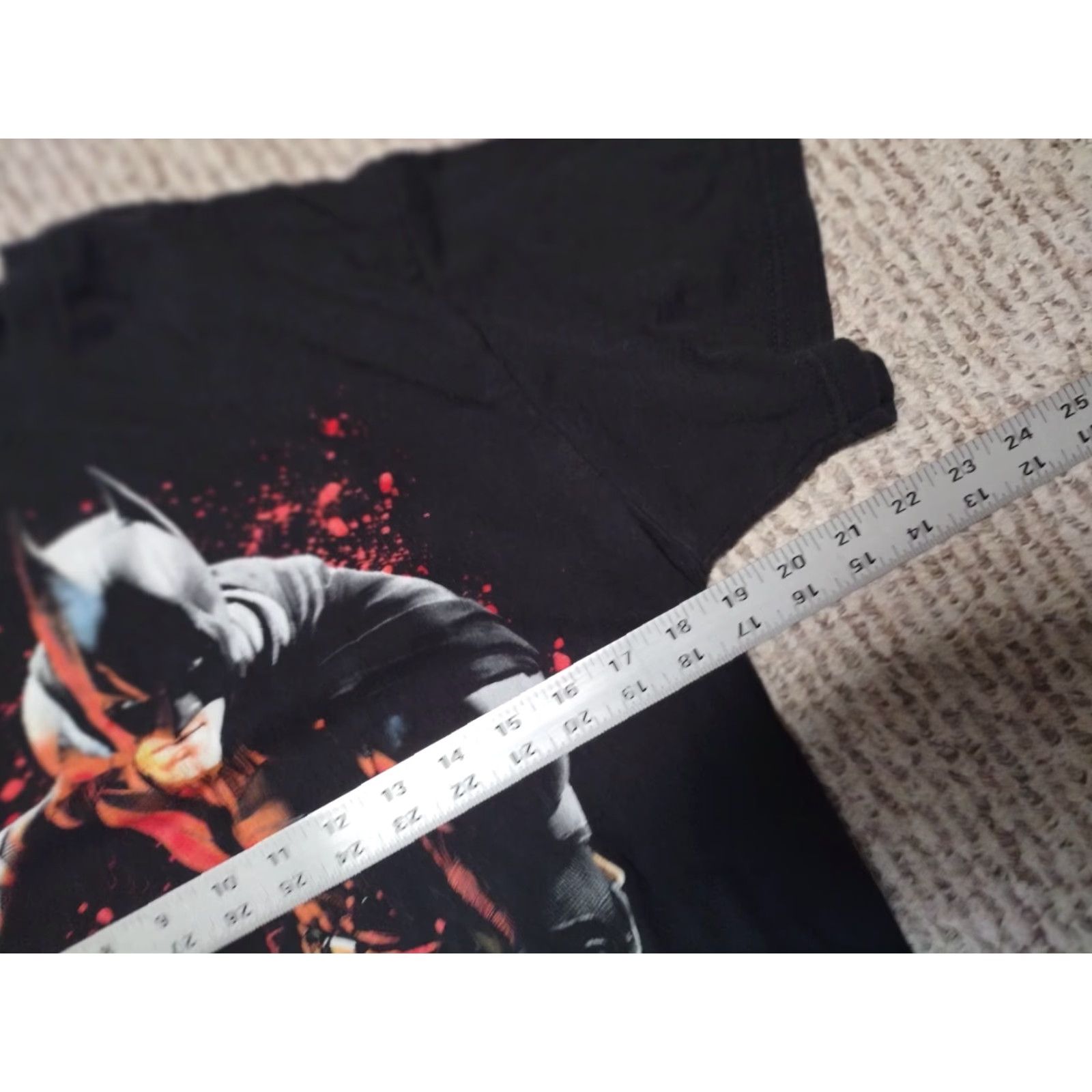 Vintage VINTAGE The Dark Knight T-Shirt Batman Shirt M Men Black Cotton Short Sleeve Round Neck Graphic Print Movie Theme Size US M / EU 48-50 / 2 - 3 Thumbnail