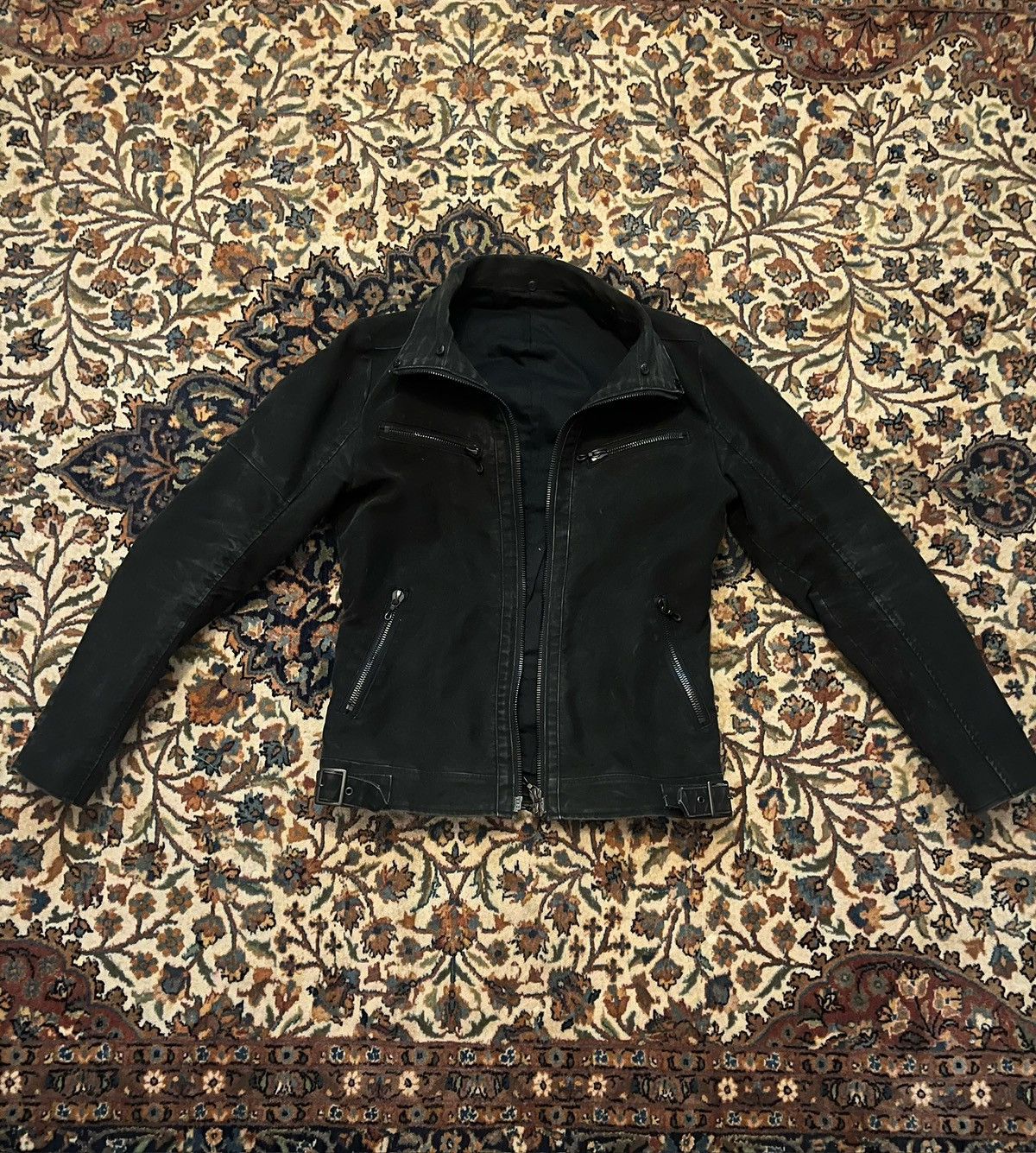 image of Shellac Moto Jacket in Black, Men's (Size Small)