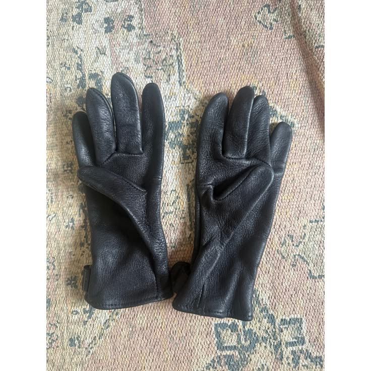 Chrome Hearts CH Leather Gloves Size ONE SIZE - 2 Thumbnail
