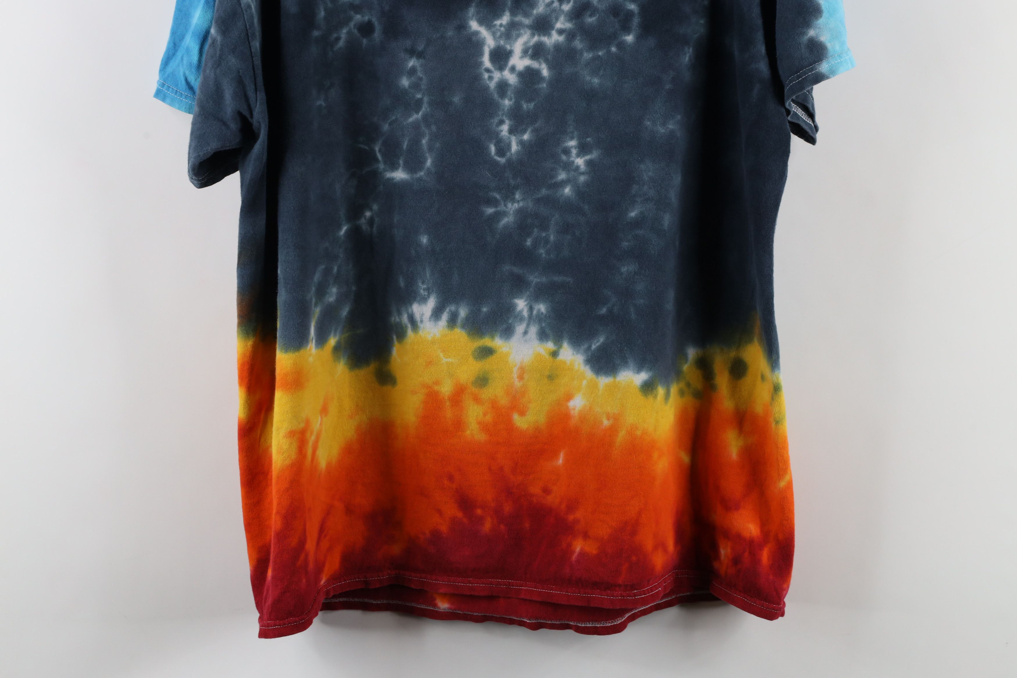 Vintage Retro Led Zeppelin Band T-Shirt Rainbow Tie Dye Acid Wash Size US L / EU 52-54 / 3 - 10 Thumbnail