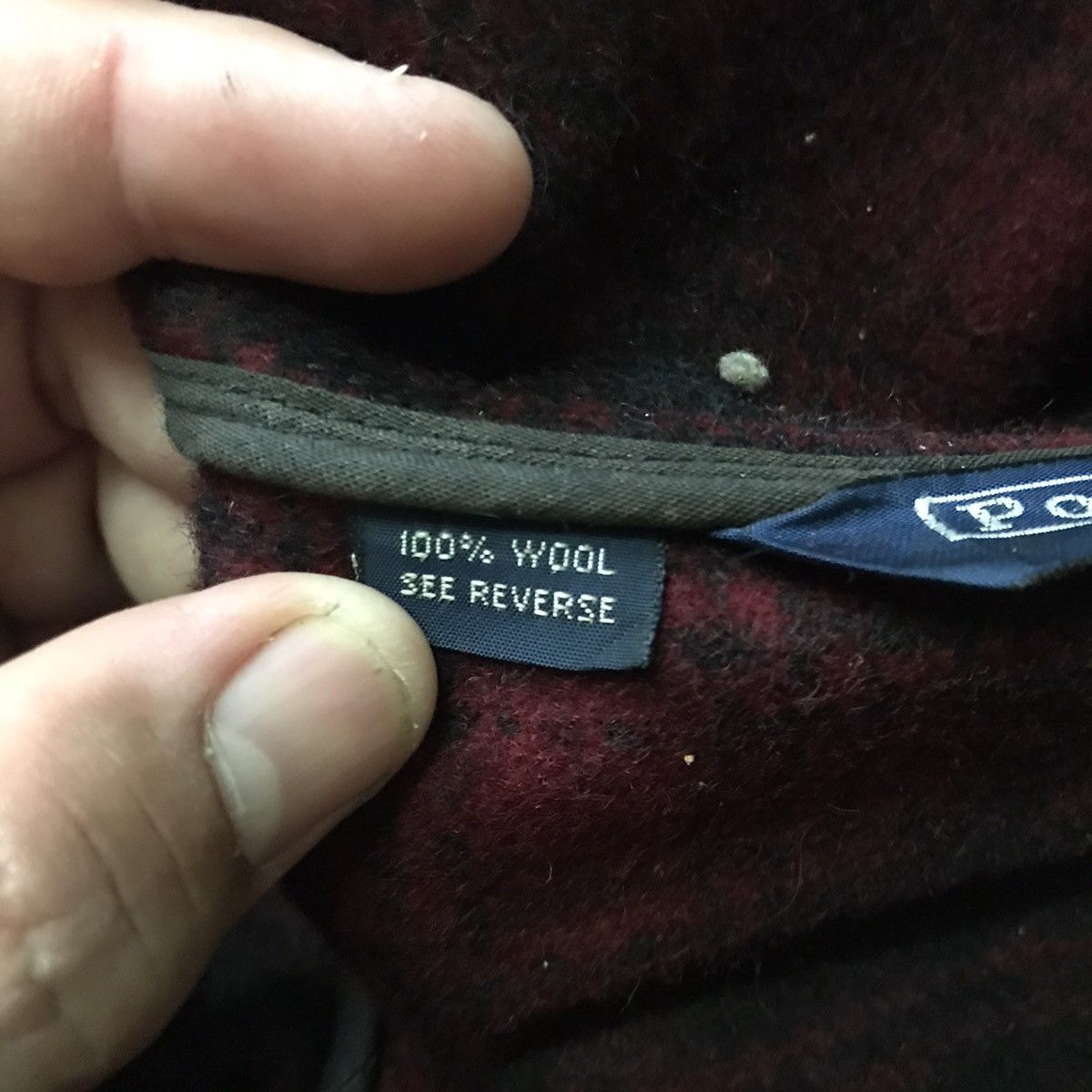 Polo Ralph Lauren Vintage 80s Polo Ralph Lauren Wool Jacket Workers Hoodies Size US XL / EU 56 / 4 - 15 Thumbnail