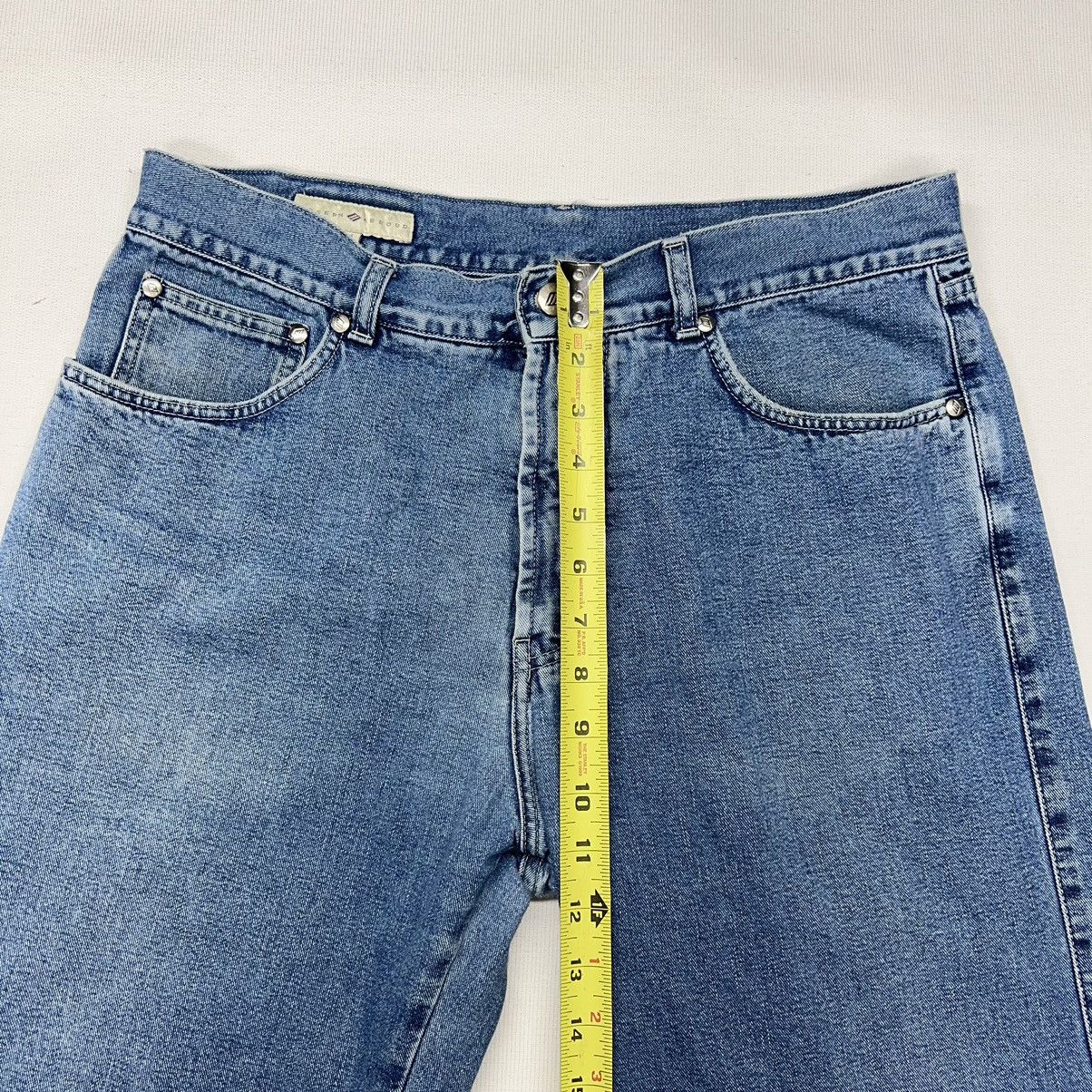 Joseph Abboud × Vintage VTG Joseph Abboud Jeans Blue Straight Cropped Denim Italy Size US 34 / EU 50 - 20 Thumbnail