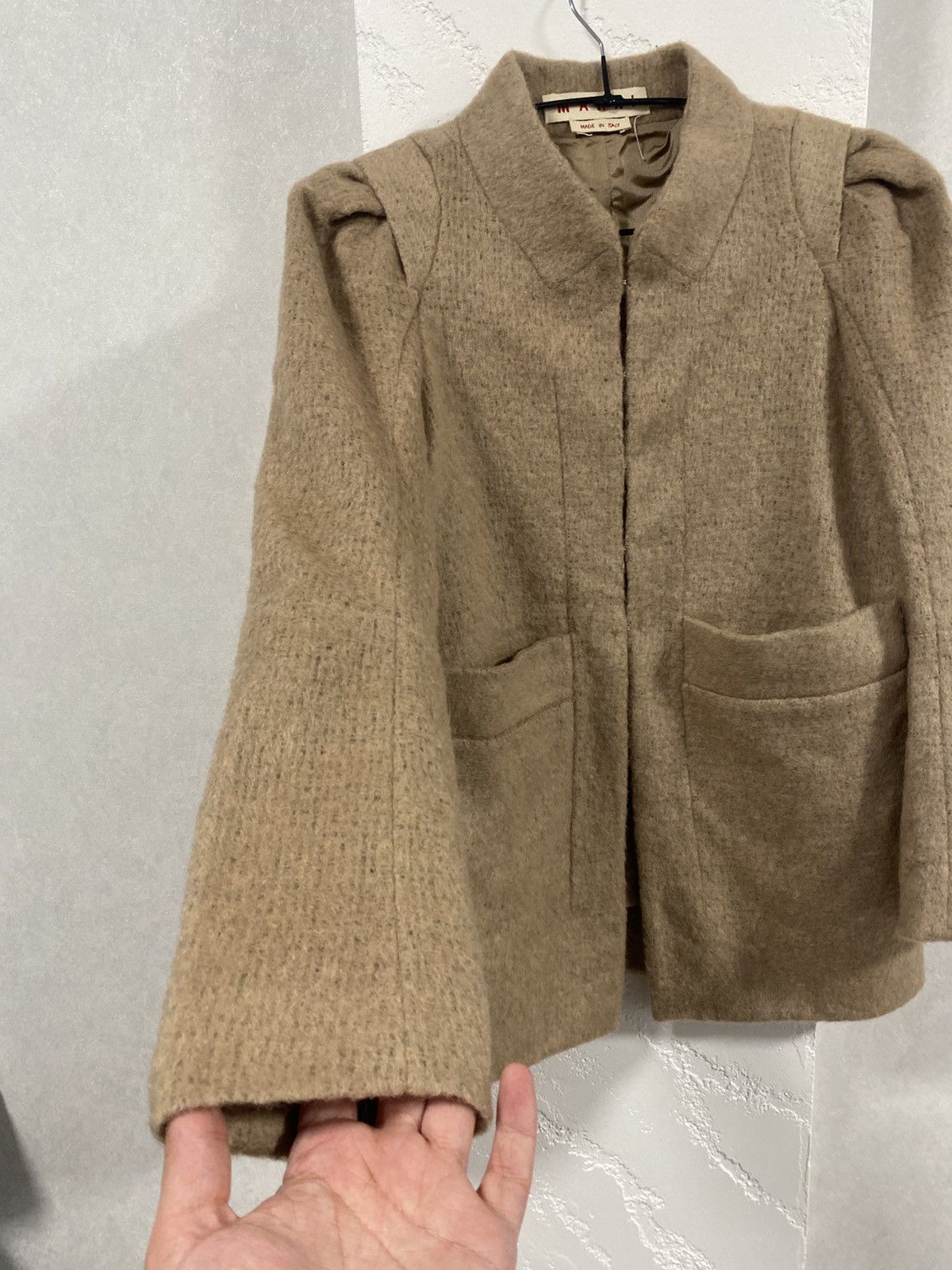 Marni Marni Lana Mohair blend Camel Colour Coat Size: 40 Size S / US 4 / IT 40 - 5 Thumbnail
