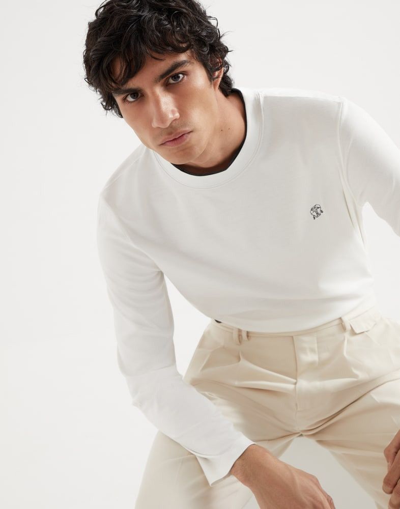 Brunello Cucinelli o1w1db10925 T-Shirt in White Size US S / EU 44-46 / 1 - 3 Thumbnail
