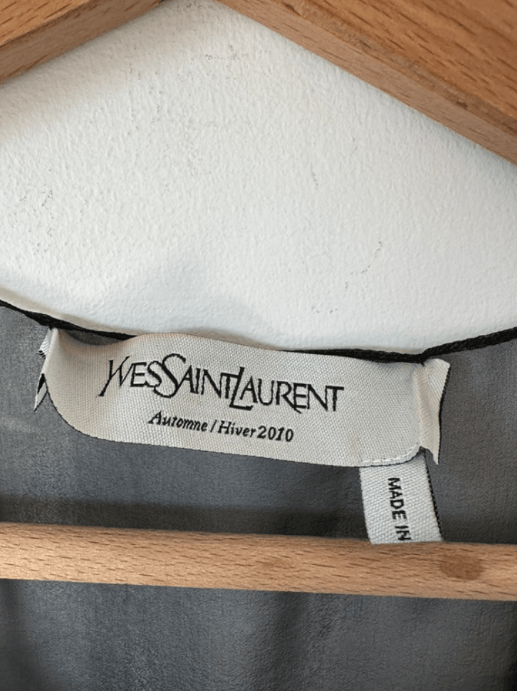 Saint Laurent Paris × Yves Saint Laurent Yves Saint Laurent Top Blouses Transparente Tom Ford Size XS / US 0-2 / IT 36-38 - 3 Thumbnail