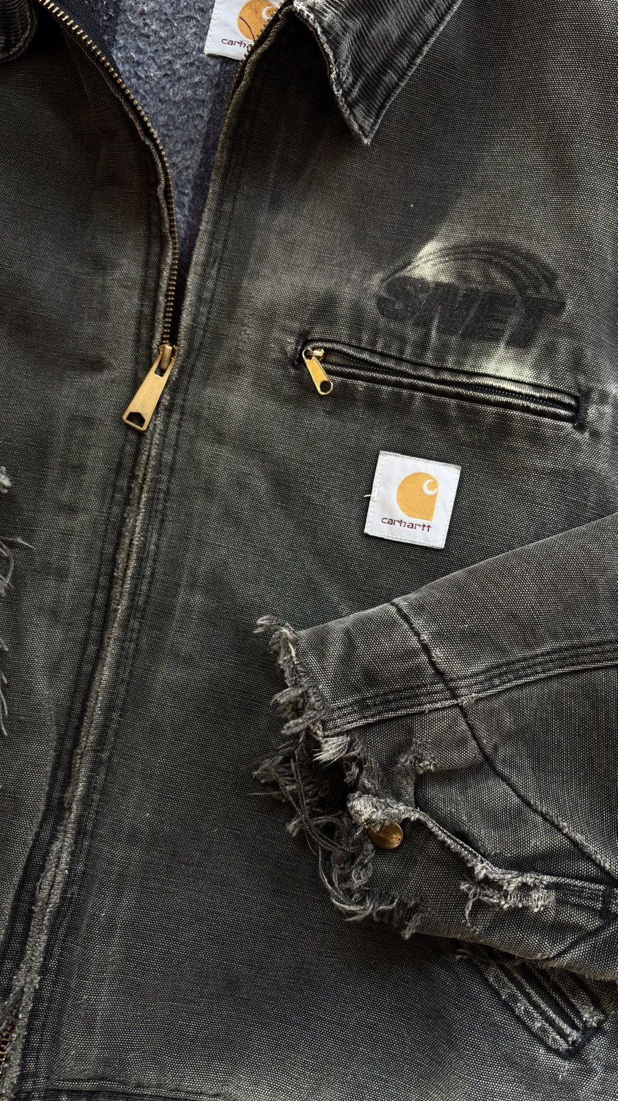 Carhartt Carhartt Detroit 90s Big Logo RARE faded n’ distressed Size US M / EU 48-50 / 2 - 10 Thumbnail
