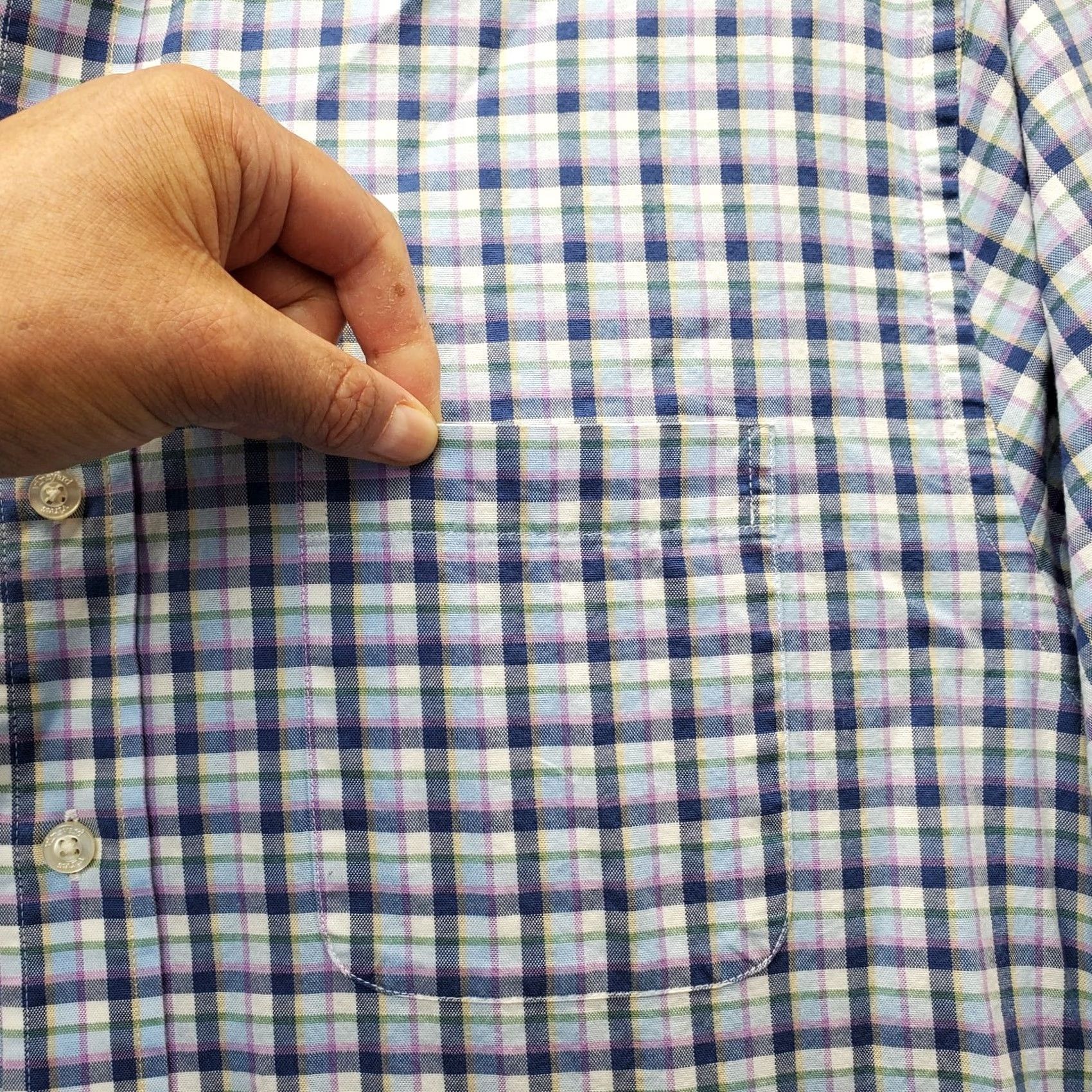 Vineyard Vines Vineyard Vines Murray Shirt Mens M Multi Plaid Classic Fit Chest Pocket Collared Shirt Size US M / EU 48-50 / 2 - 3 Thumbnail