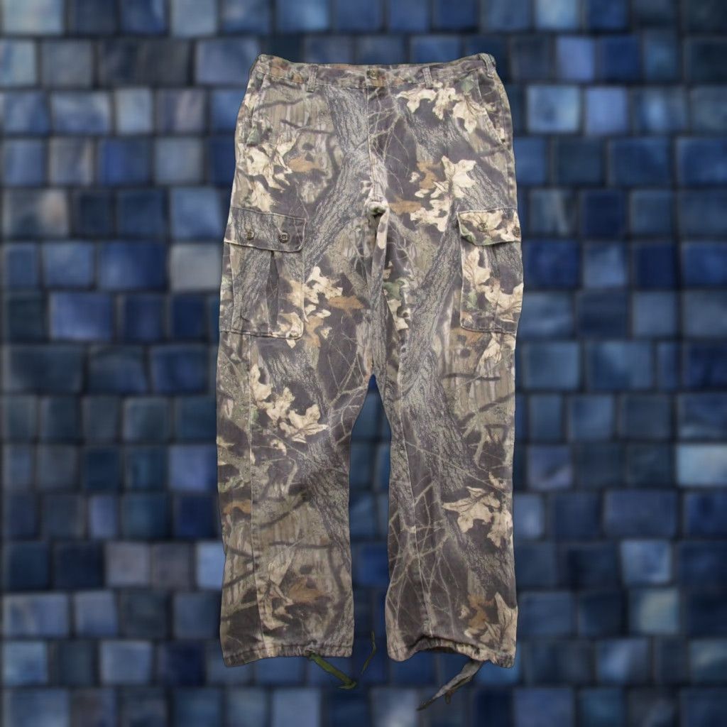Vintage VINTAGE Mossy Oak Brand Camo Cargo Hunting Pants Men 36x32 Read Size US 36 / EU 52 - 1 Thumbnail